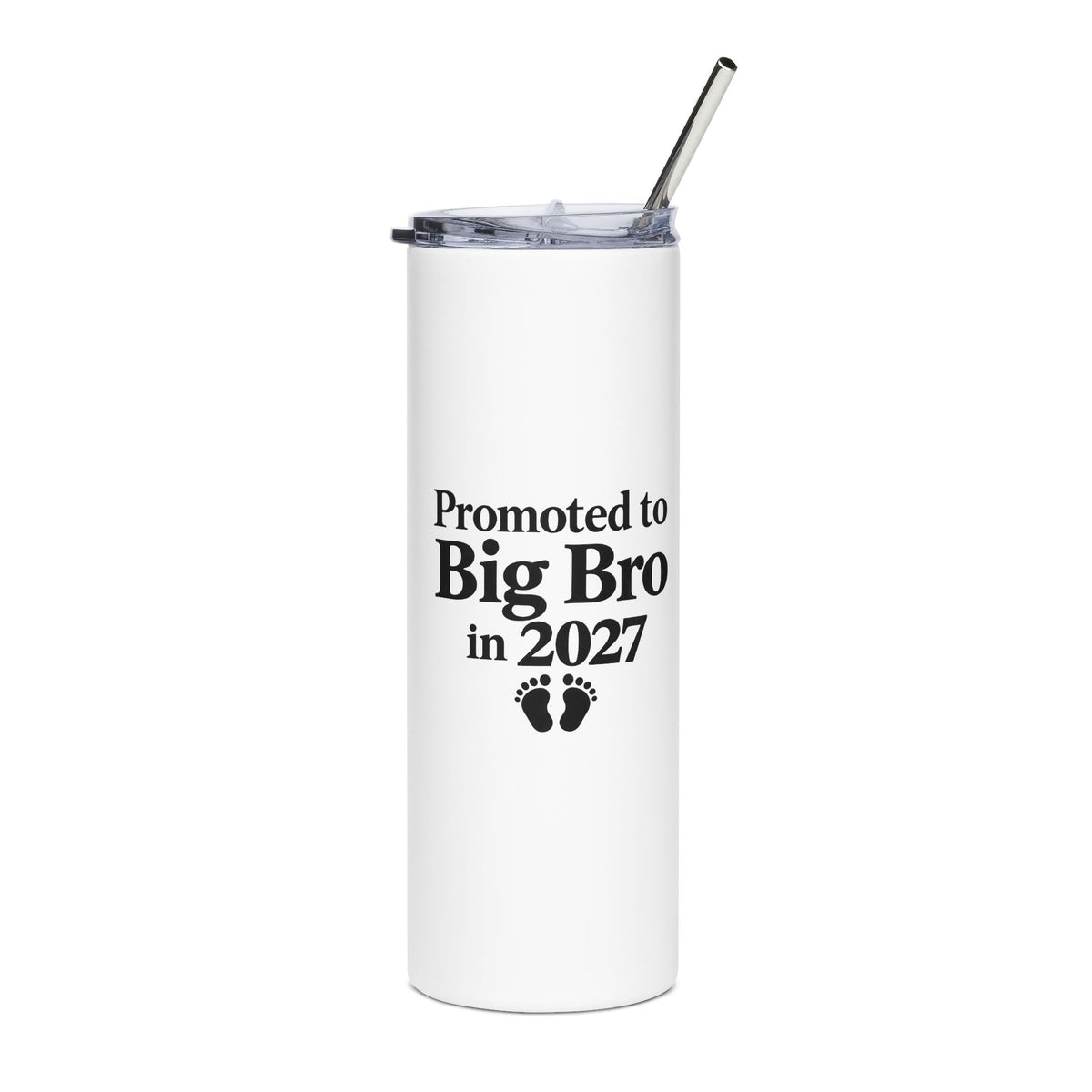 Big Bro Est. 2027 Gift-Reveal Stainless Steel Tumbler