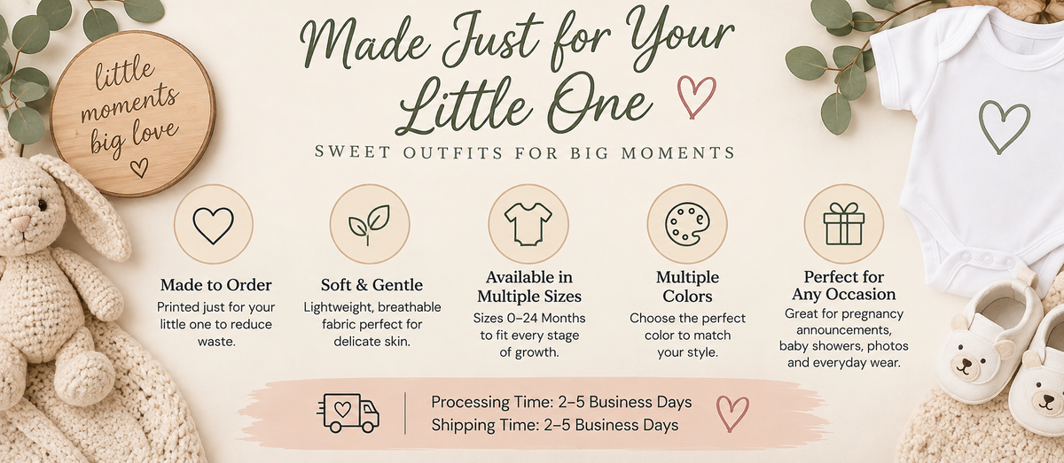 A Little Love Is on the Way Baby Bodysuit