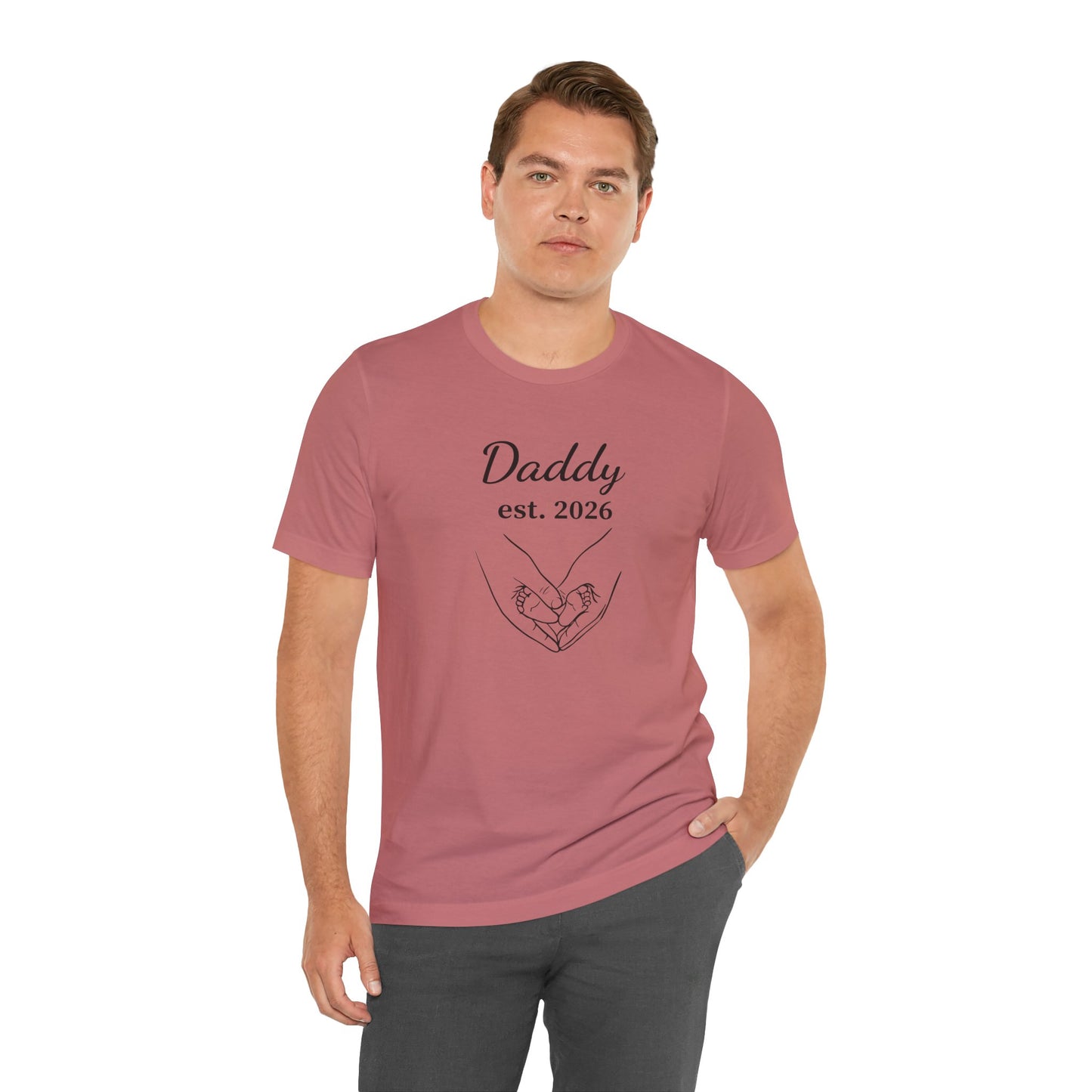 Daddy Established 2026 T-Shirt — New Dad Fatherhood Gift