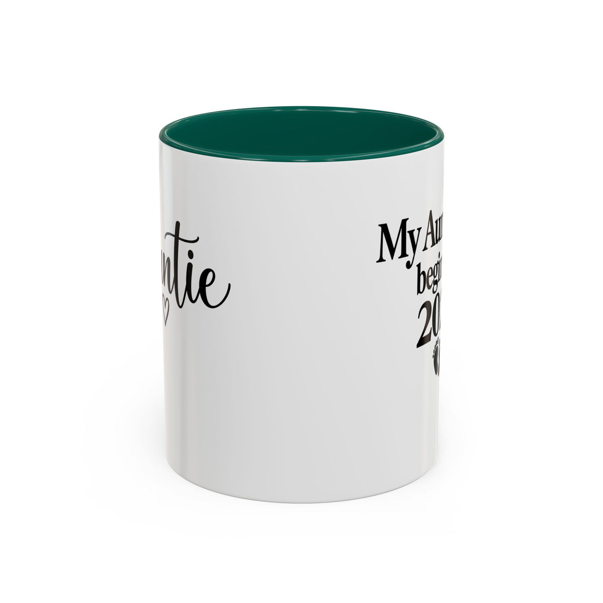 Auntie Est. 2027 Gift-Reveal Ceramic Mug