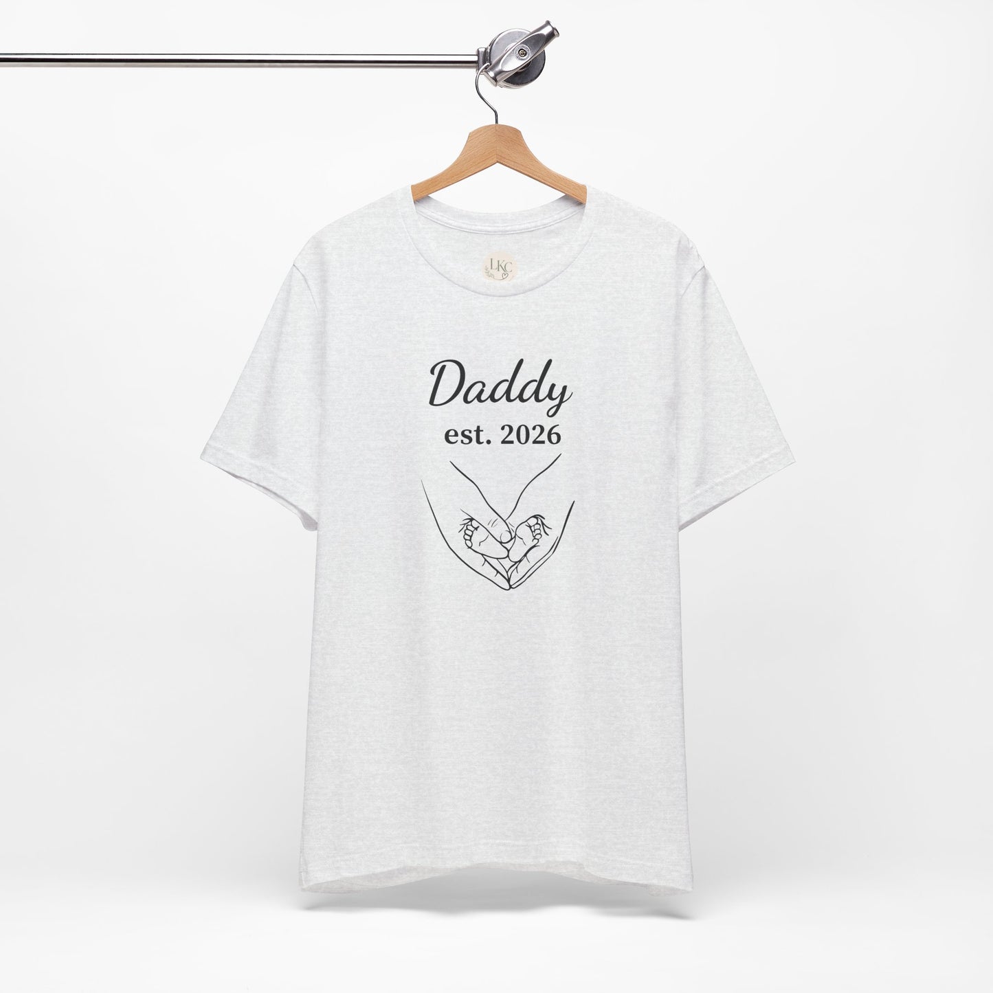 Daddy Established 2026 T-Shirt — New Dad Fatherhood Gift