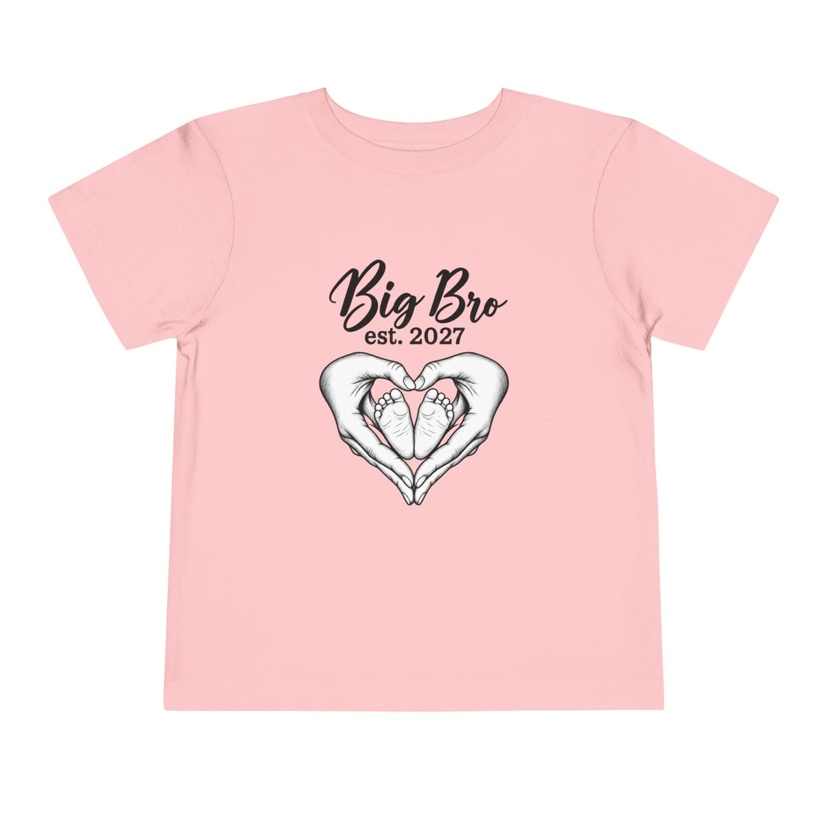 Big Bro Est. 2027 Toddler Tee