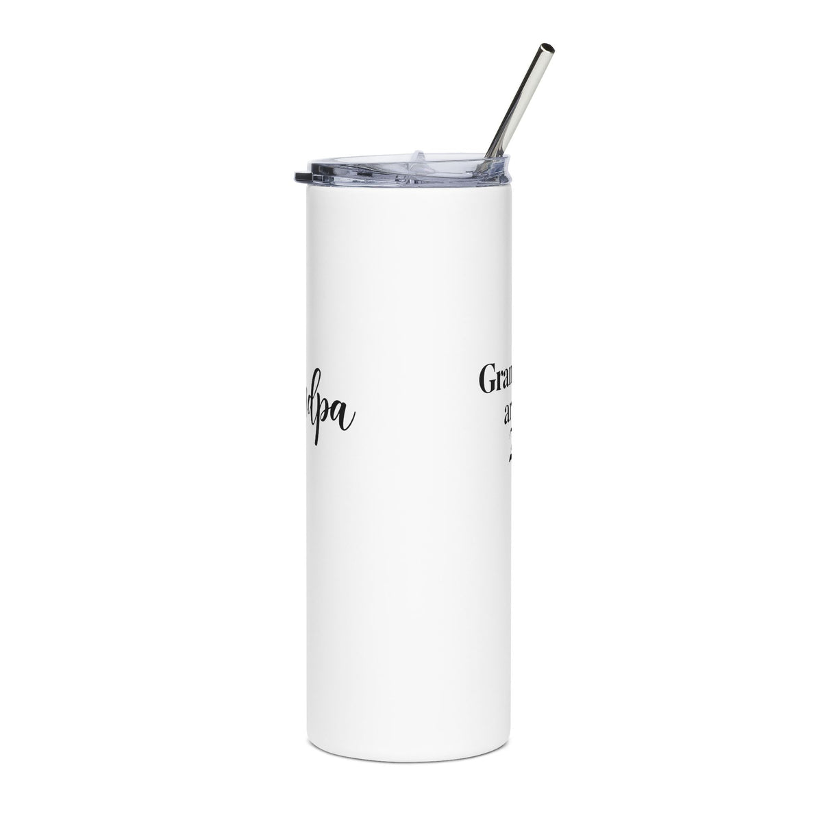 Grandpa Est. 2027 Gift-Reveal Stainless Steel Tumbler