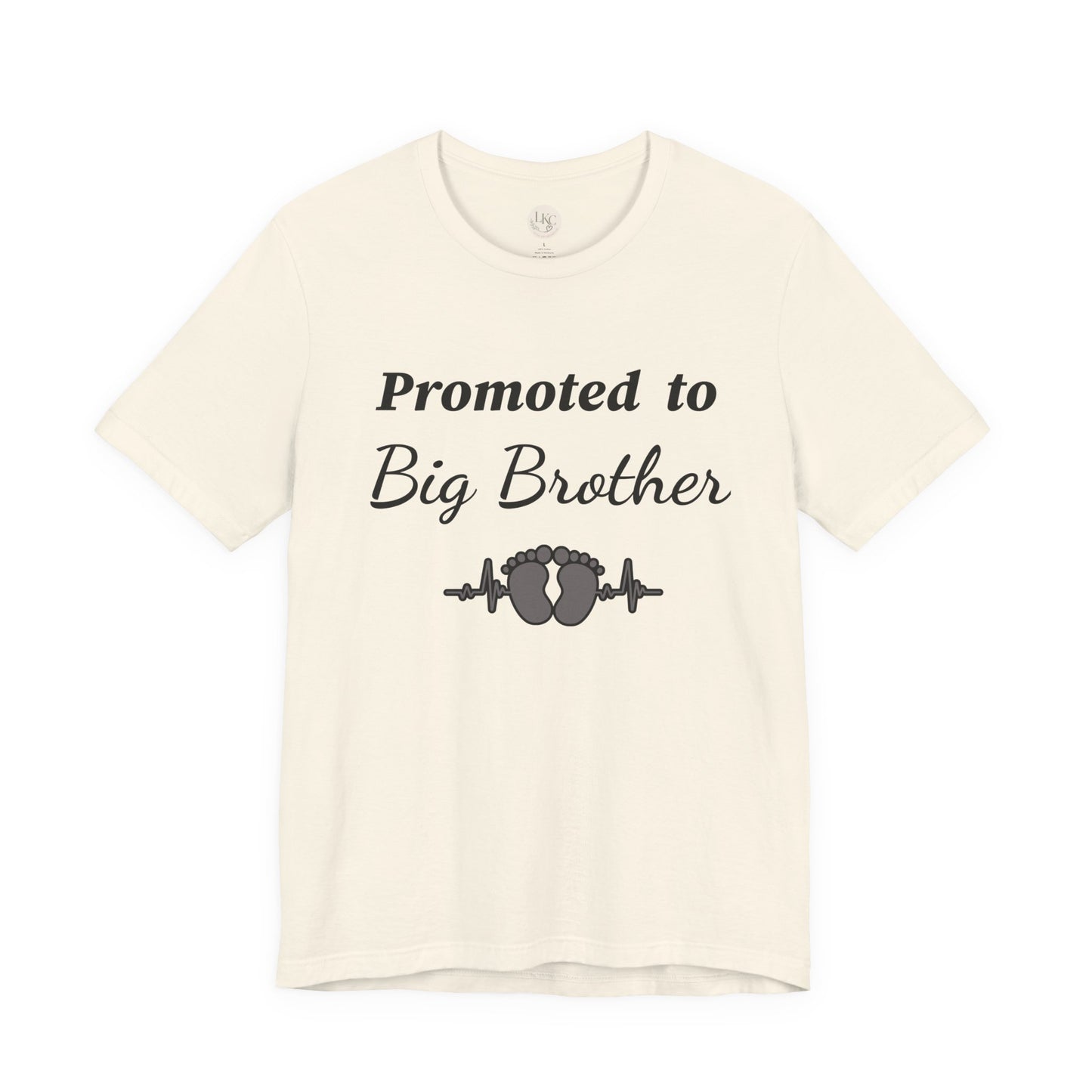 Promoted to Big Brother T-Shirt — New Sibling Announcement Tee