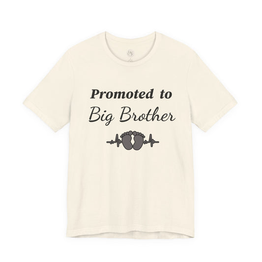 Promoted to Big Brother T-Shirt — New Sibling Announcement Tee