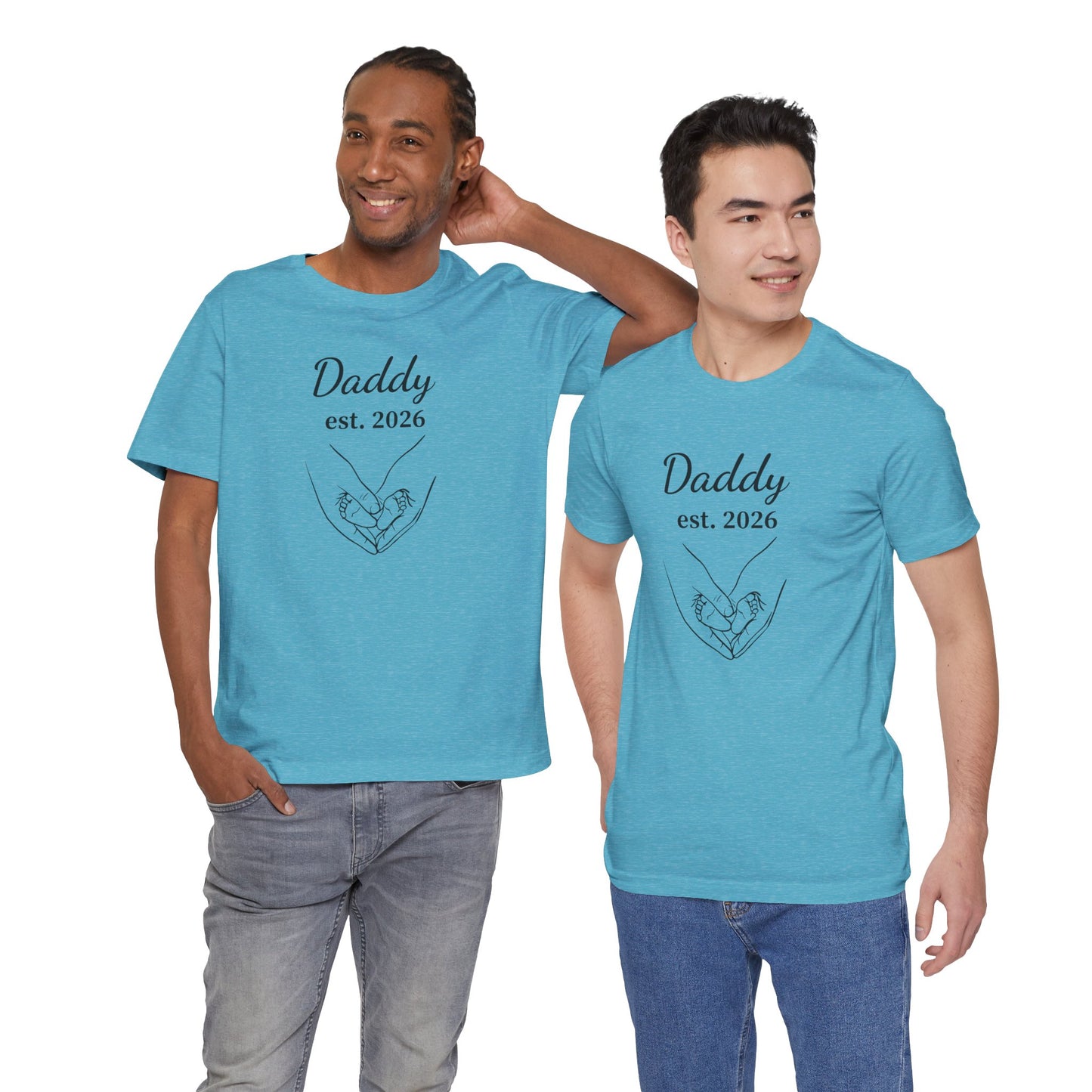 Daddy Established 2026 T-Shirt — New Dad Fatherhood Gift