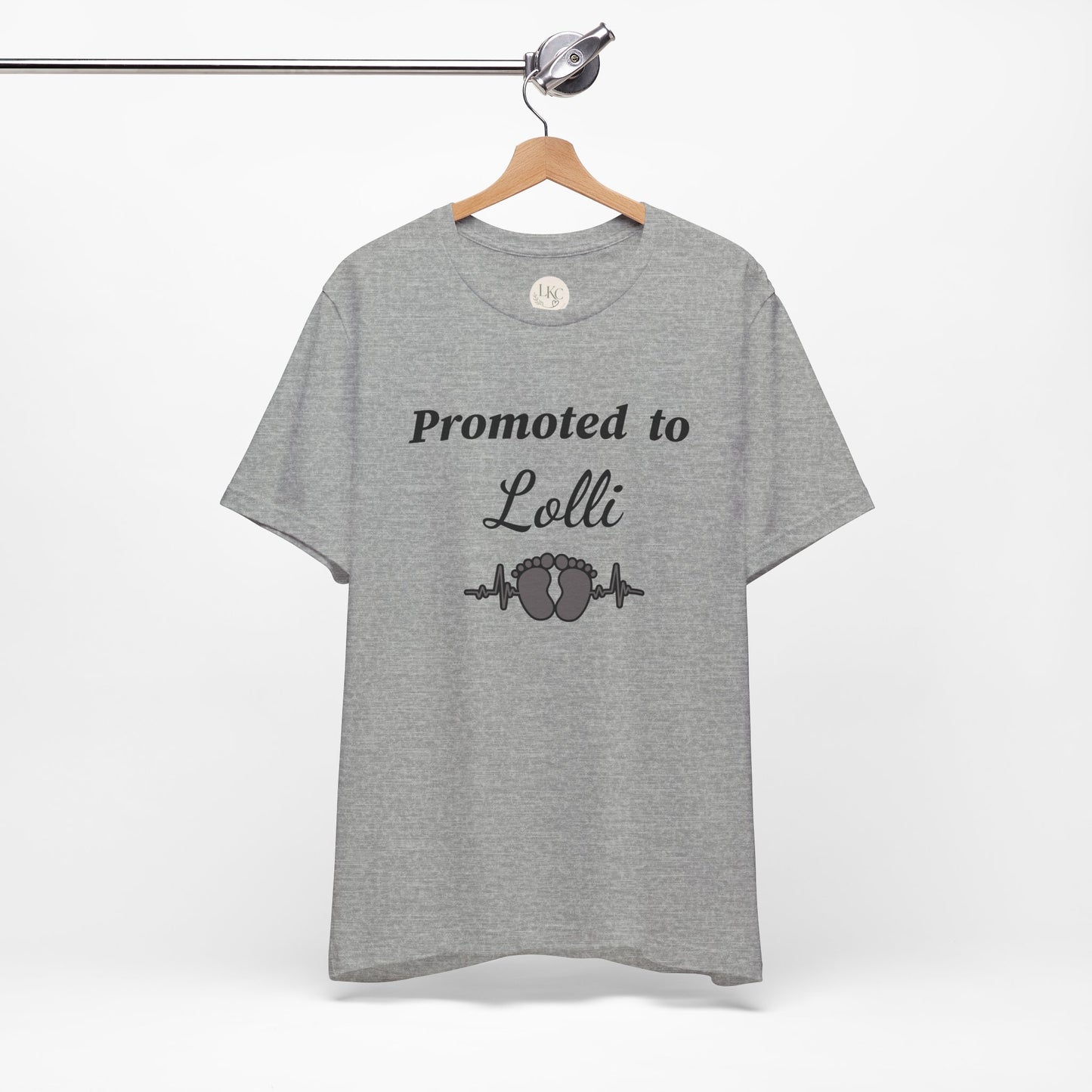 Promoted to Lolli Baby Announcement Tee