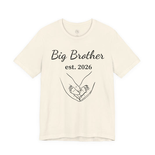 Big Brother T-Shirt "est. 2026" – New Sibling Announcement Tee