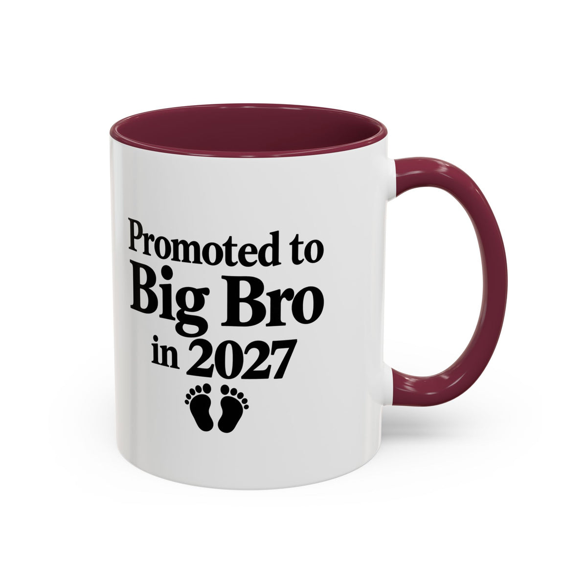 Big Bro Est. 2027 Gift-Reveal Ceramic Mug