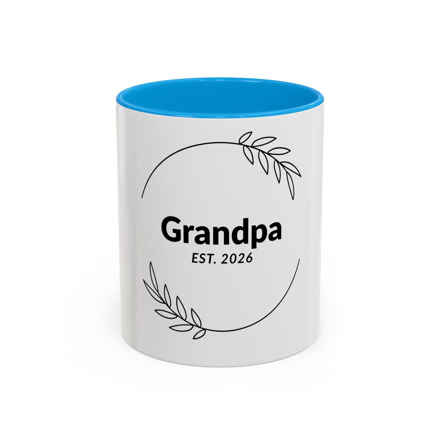 Grandpa Est. 2026 Mug — Personalized Coffee Cup for New Grandfathers