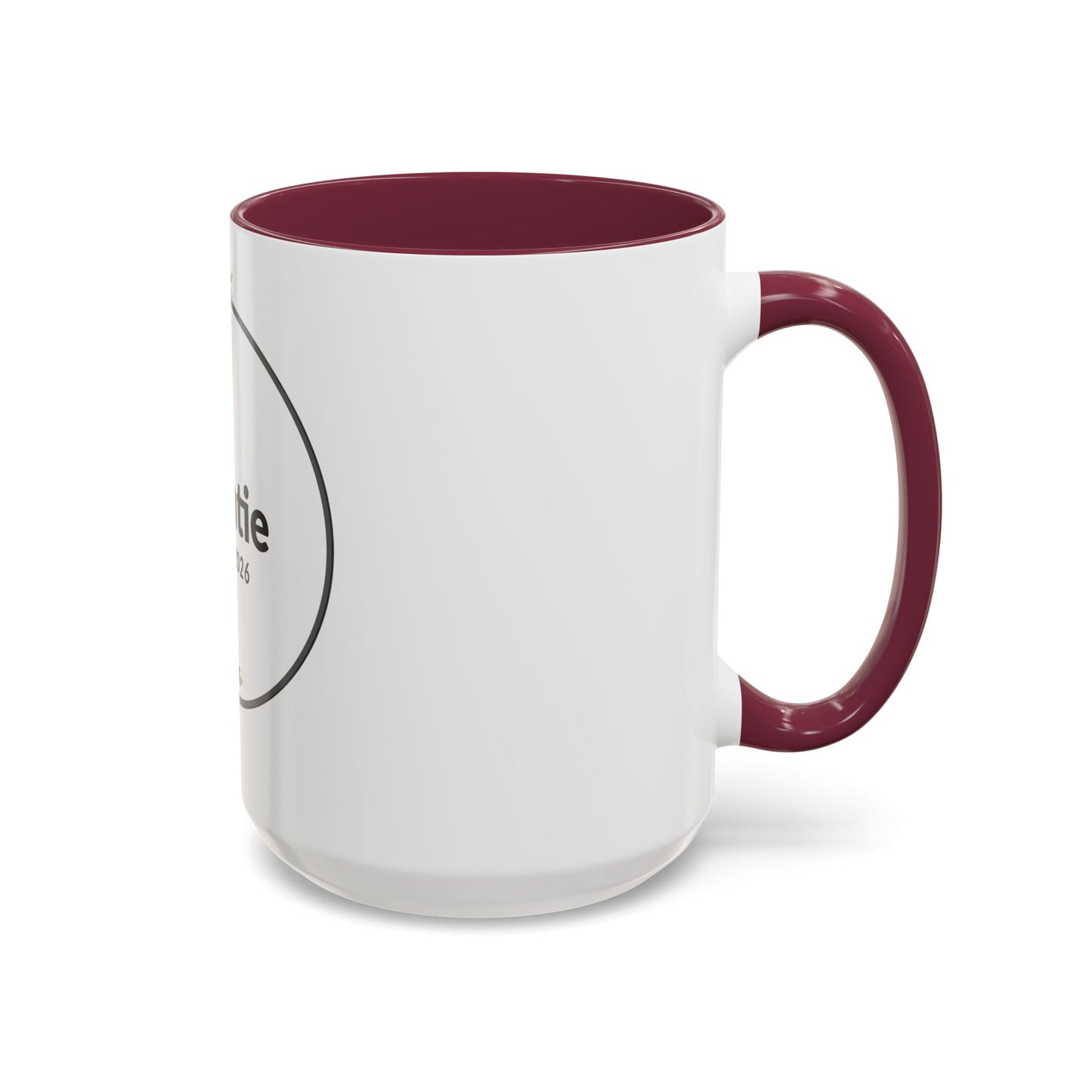 Auntie Est. 2026 Floral Accent Mug — Personalized Gift for New Aunts (11oz, 15oz)