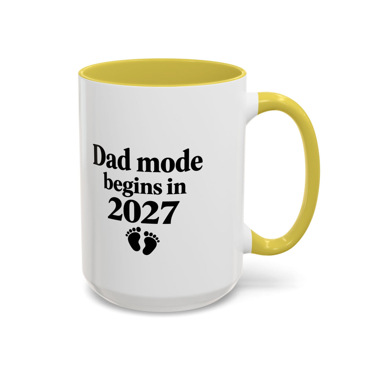 Daddy Est. 2027 Gift-Reveal Ceramic Mug