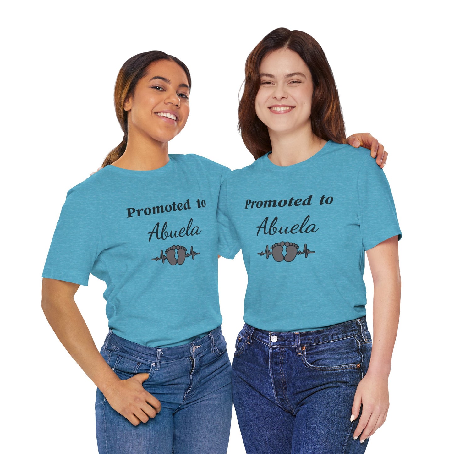 Promoted to Abuela T-Shirt — New Grandma Announcement Tee