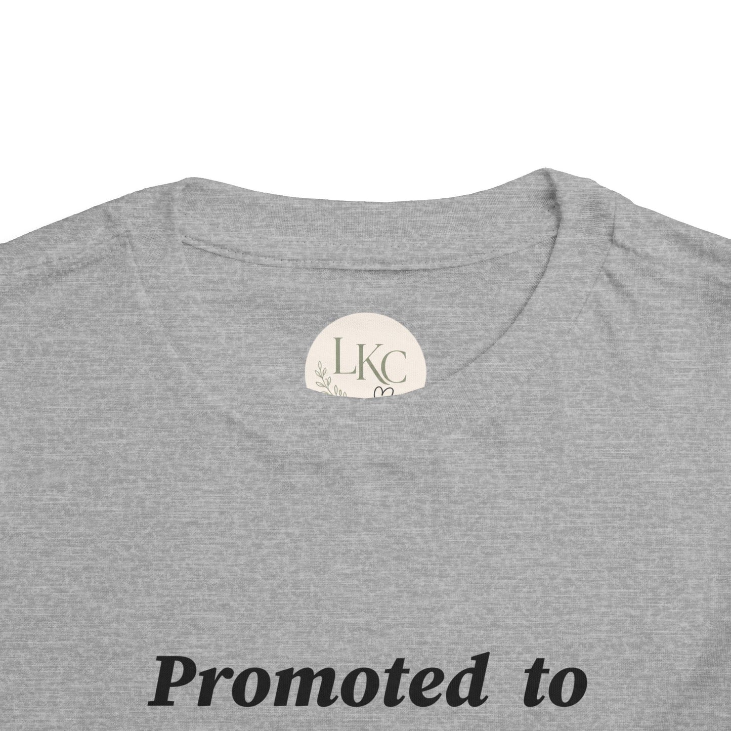 Promoted to Big Sister Toddler Tee — Pregnancy Announcement Shirt