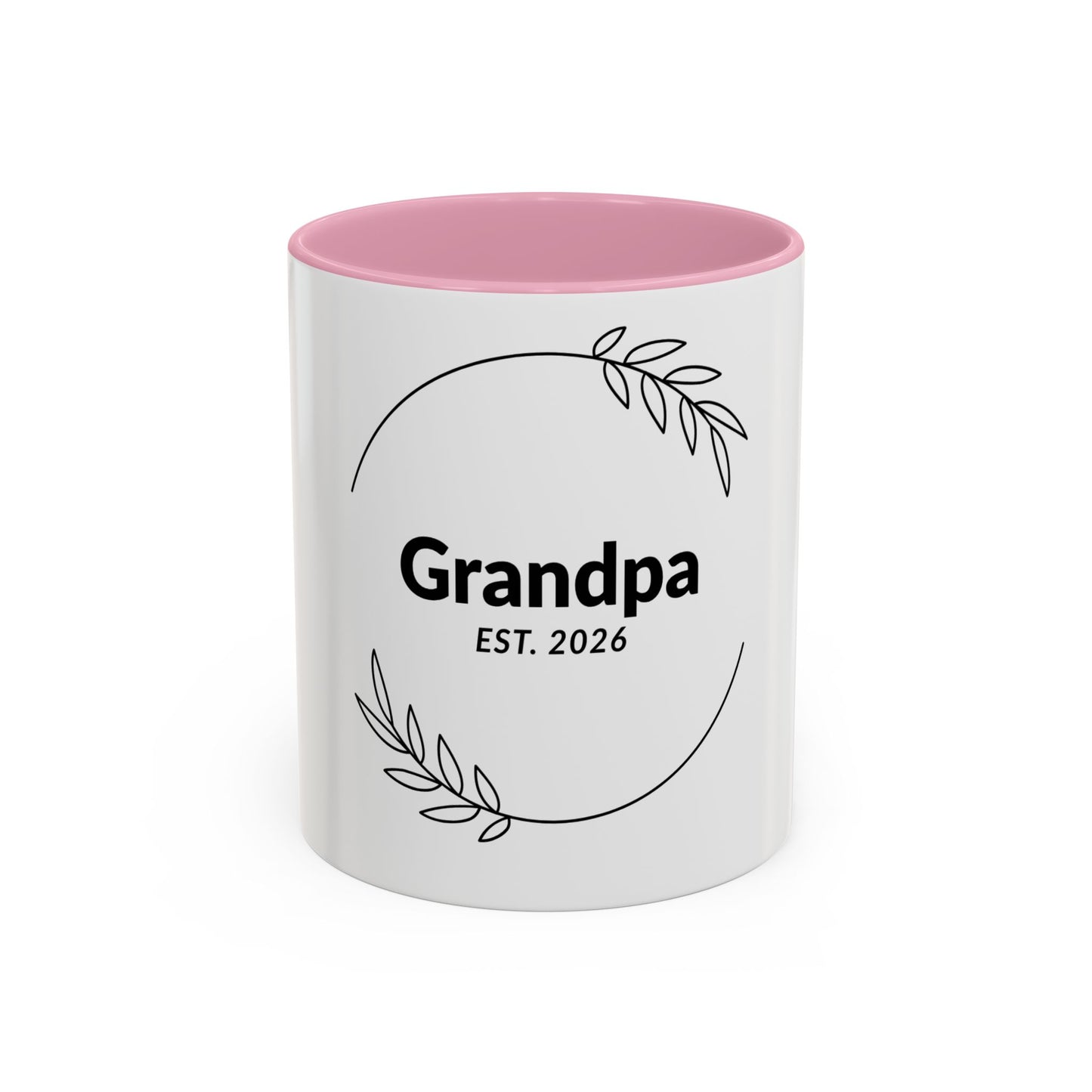 Grandpa Est. 2026 Mug — Personalized Coffee Cup for New Grandfathers