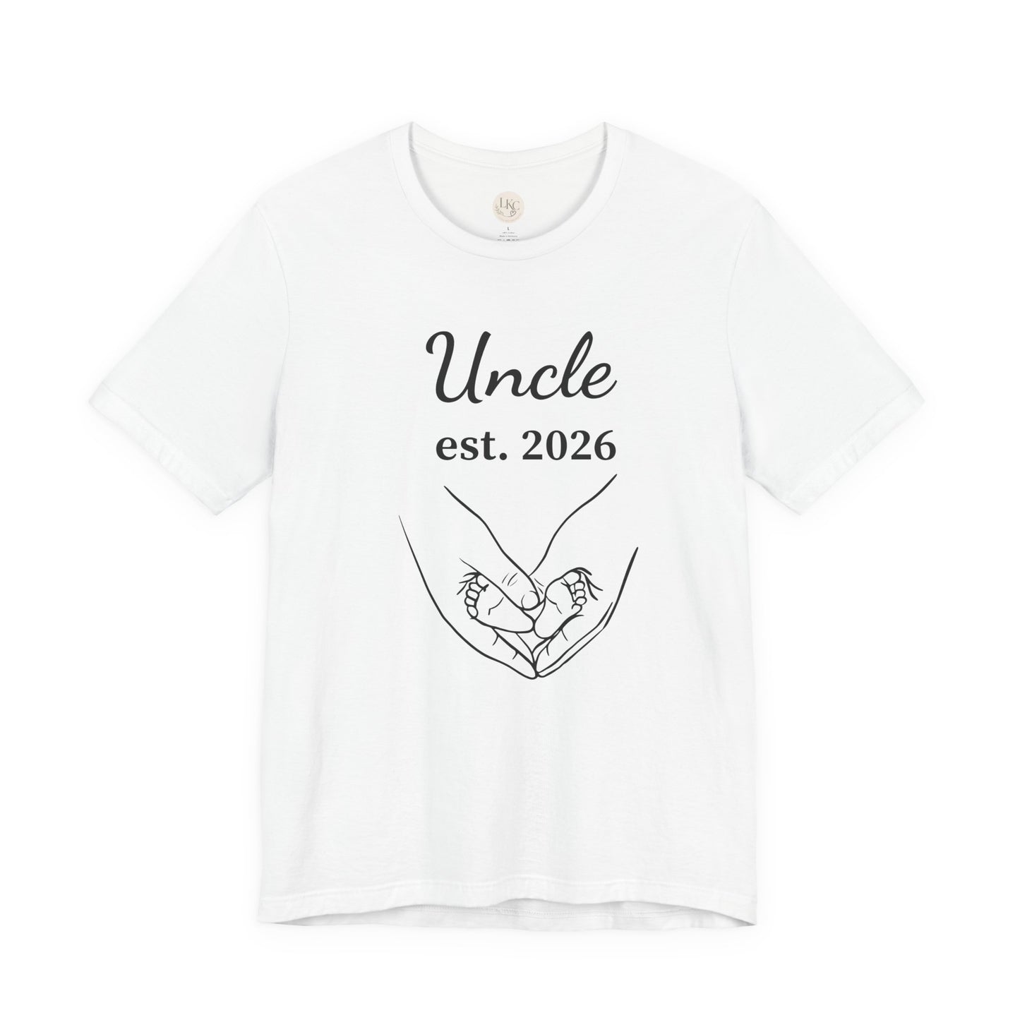 Uncle Est. 2026 T-Shirt — New Uncle Announcement Tee