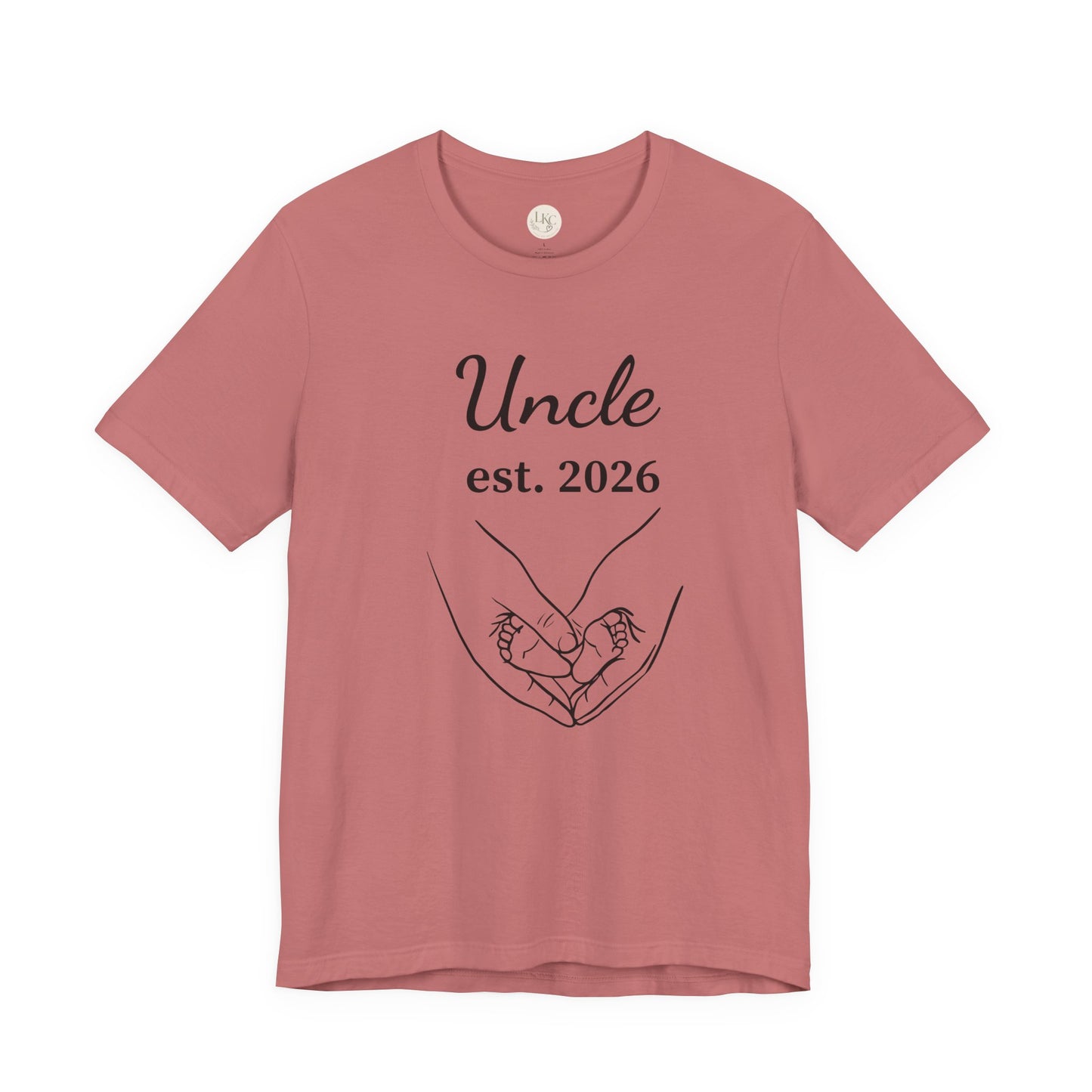 Uncle Est. 2026 T-Shirt — New Uncle Announcement Tee