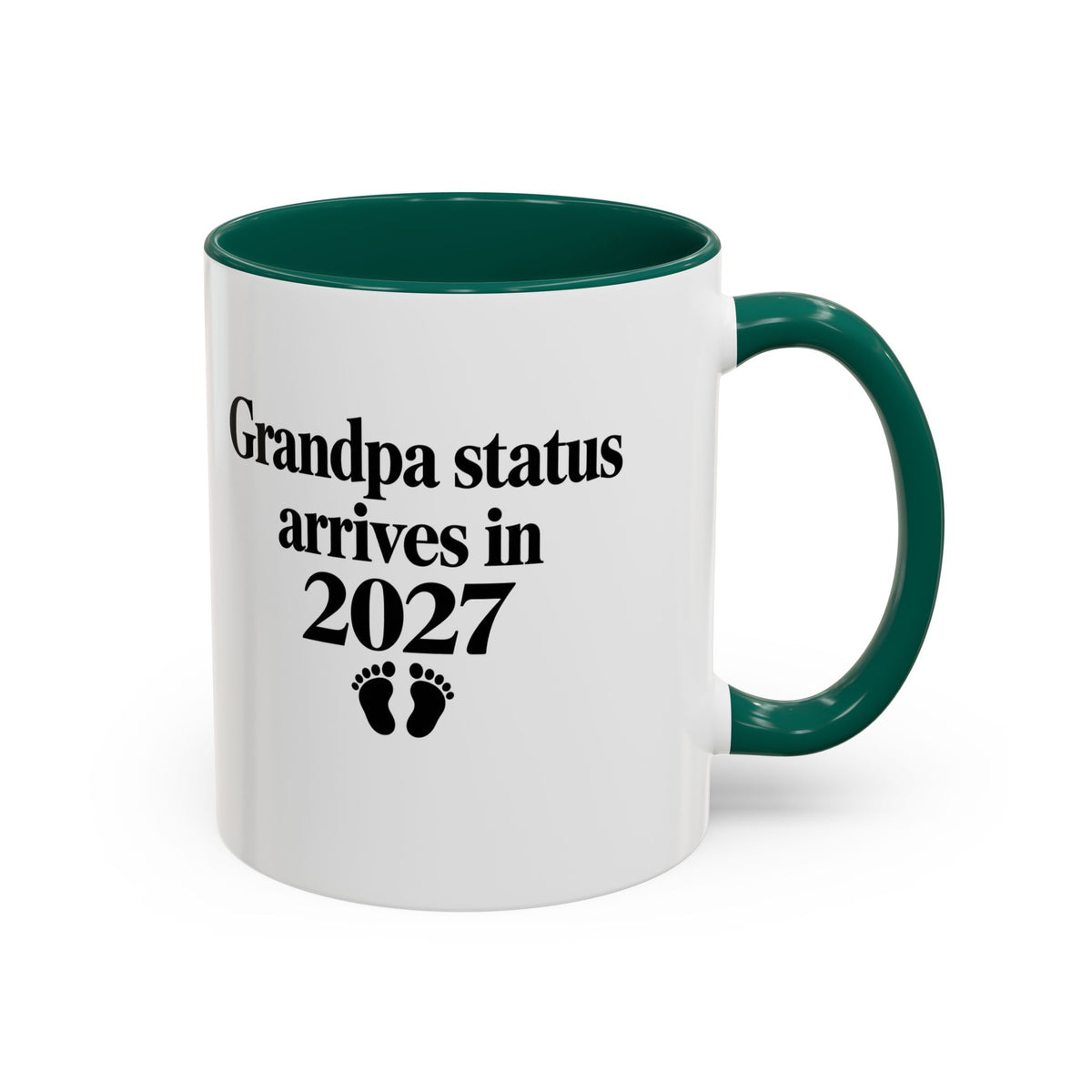 Grandpa Est. 2027 Gift-Reveal Ceramic Mug