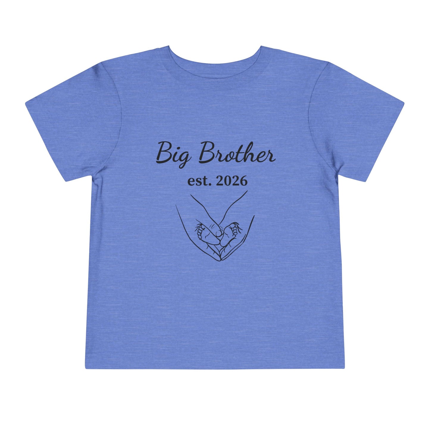 Big Brother est. 2026 Toddler Tee — New Sibling Announcement Shirt