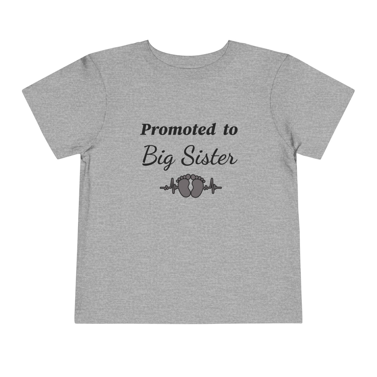 Promoted to Big Sister Toddler Tee — Pregnancy Announcement Shirt