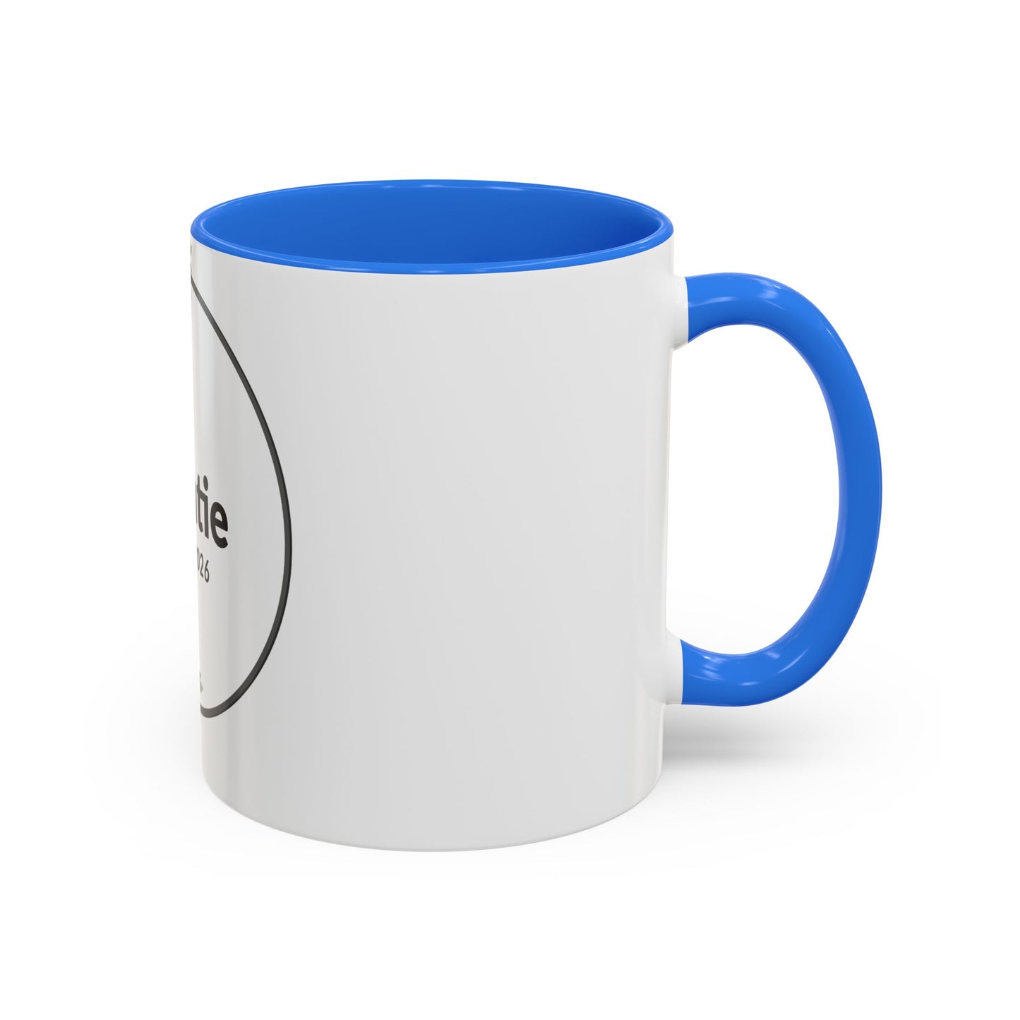 Auntie Est. 2026 Floral Accent Mug — Personalized Gift for New Aunts (11oz, 15oz)