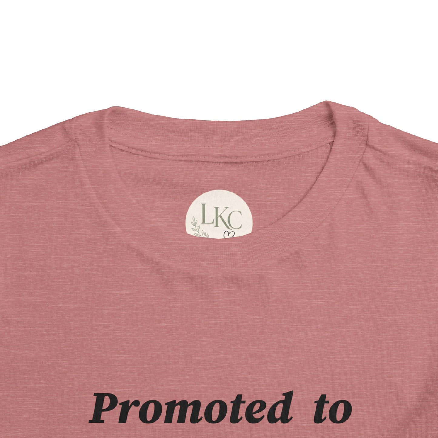 Promoted to Big Brother Toddler Tee — New Big Brother Announcement Shirt