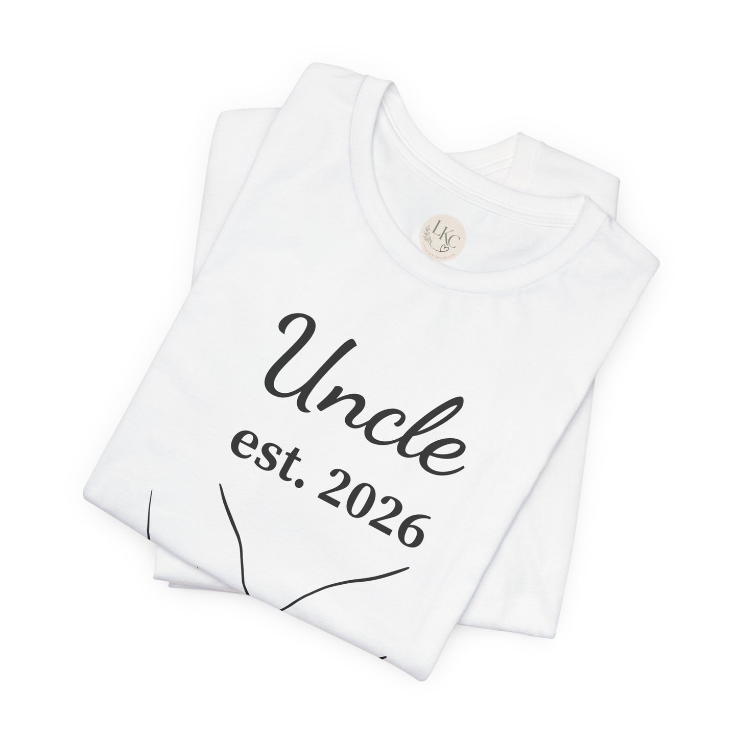Uncle Est. 2026 T-Shirt — New Uncle Announcement Tee