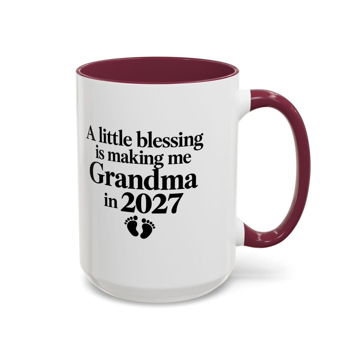 Grandma Est. 2027 Gift-Reveal Ceramic Mug
