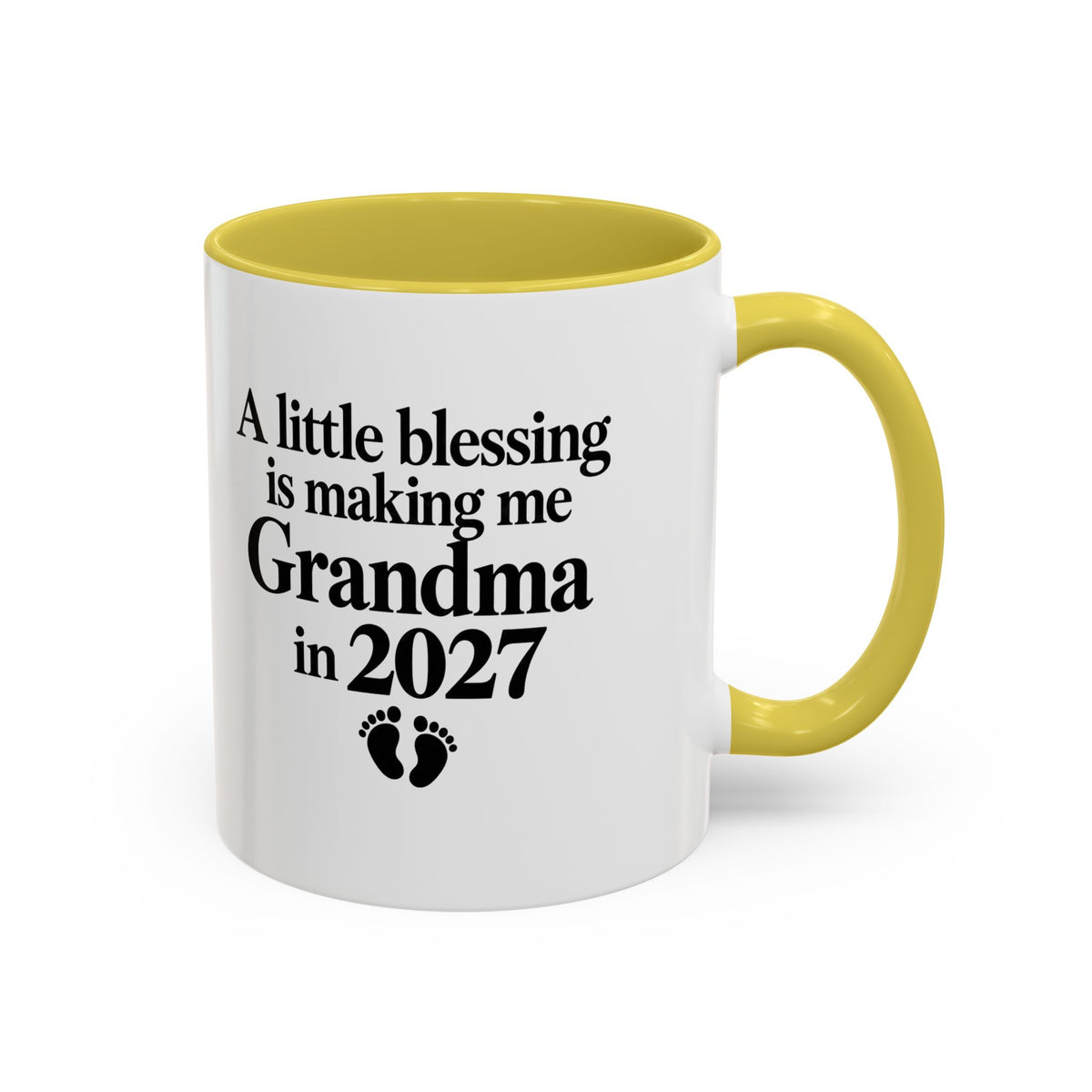 Grandma Est. 2027 Gift-Reveal Ceramic Mug