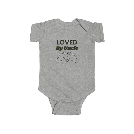 Loved by Uncle Baby Bodysuit