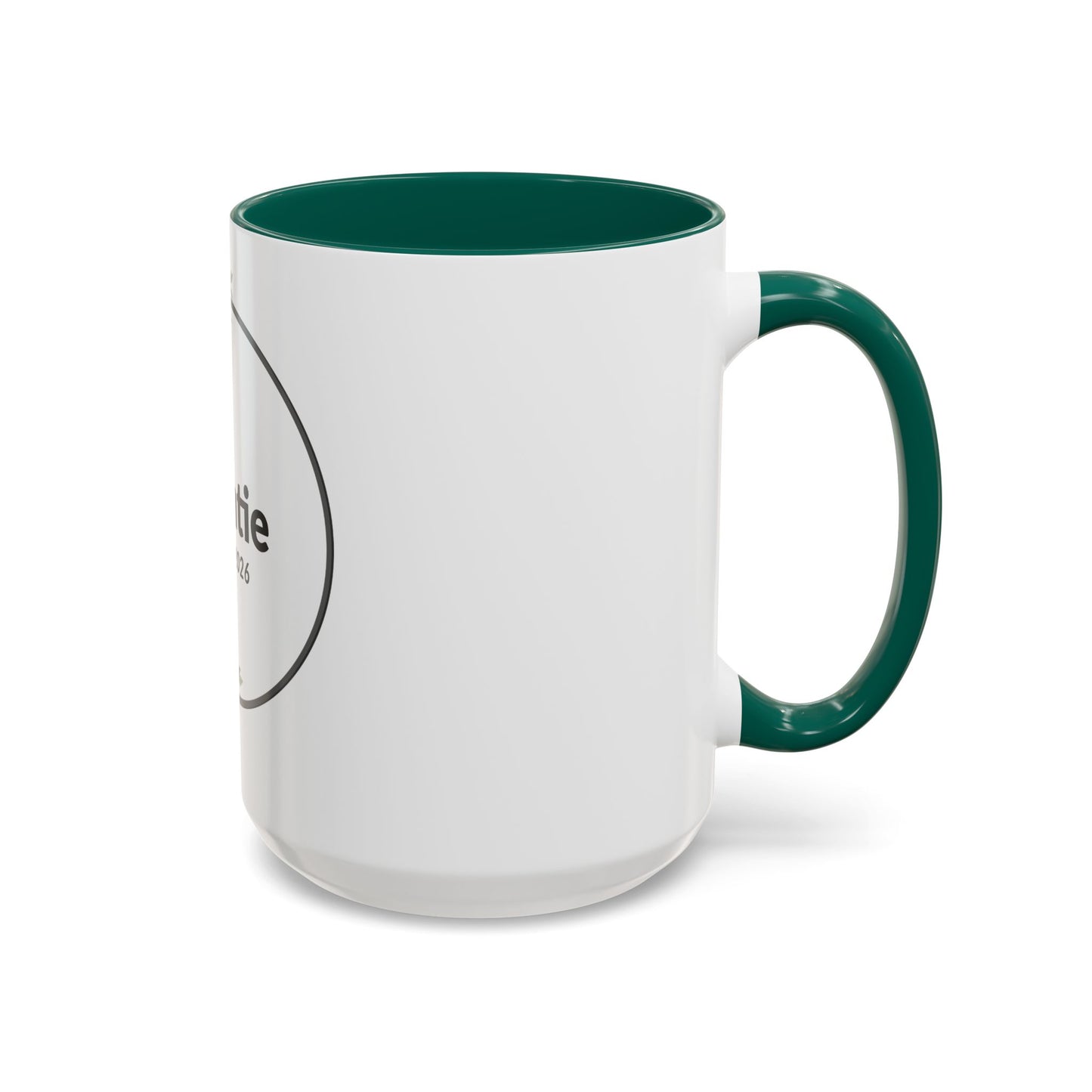Auntie Est. 2026 Floral Accent Mug — Personalized Gift for New Aunts (11oz, 15oz)