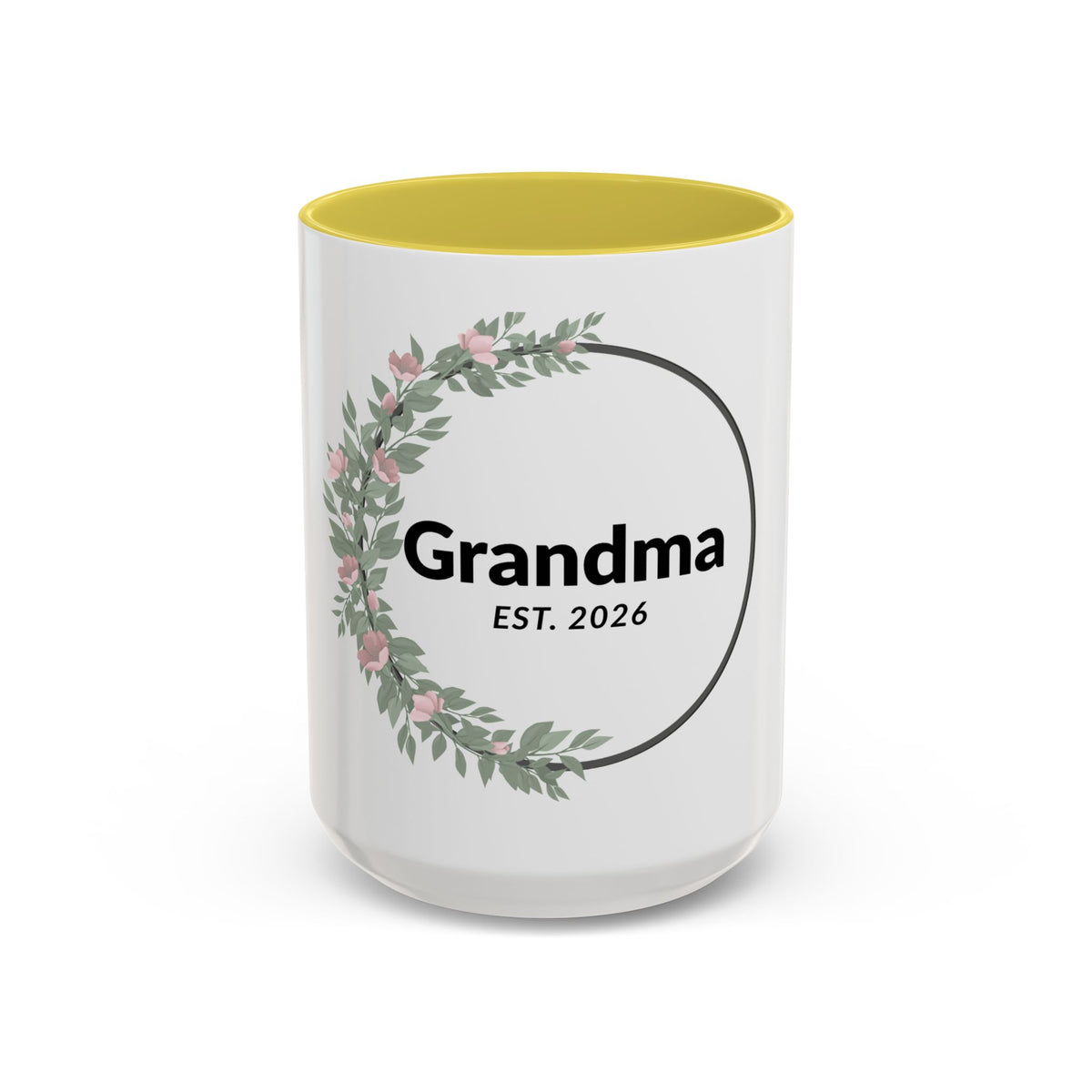 Grandma Est. 2026 Floral Coffee Mug
