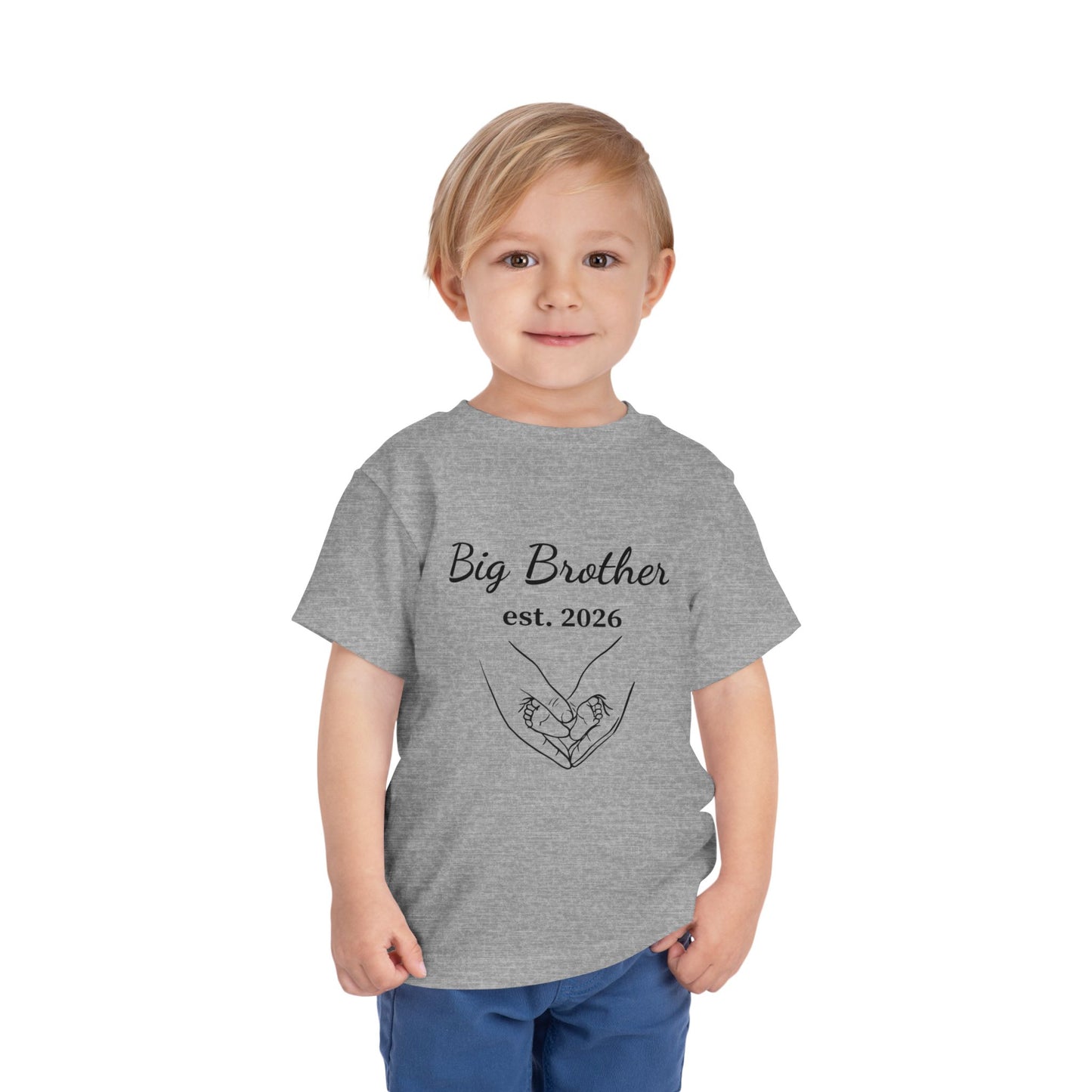 Big Brother est. 2026 Toddler Tee — New Sibling Announcement Shirt