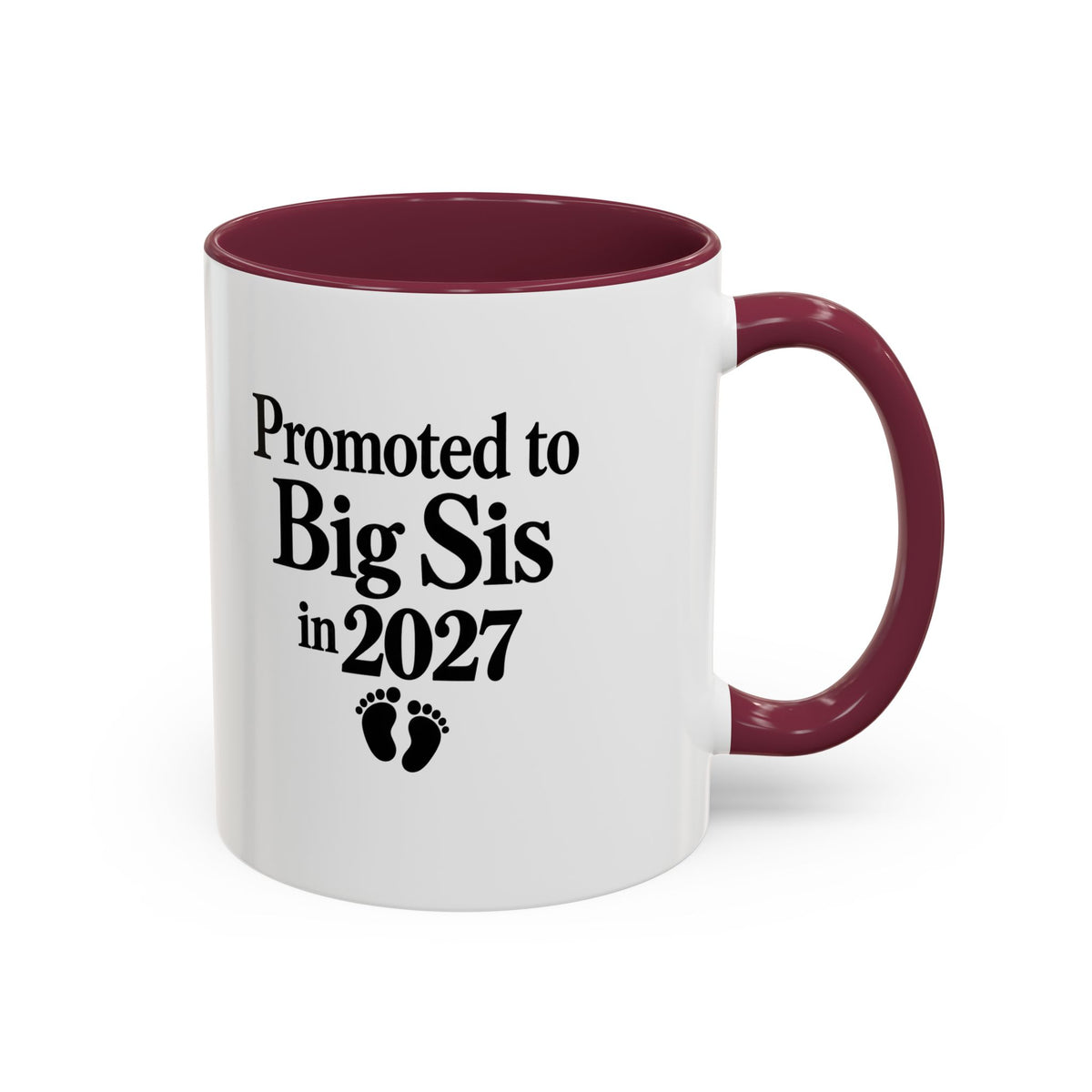 Big Sis Est. 2027 Gift-Reveal Ceramic Mug
