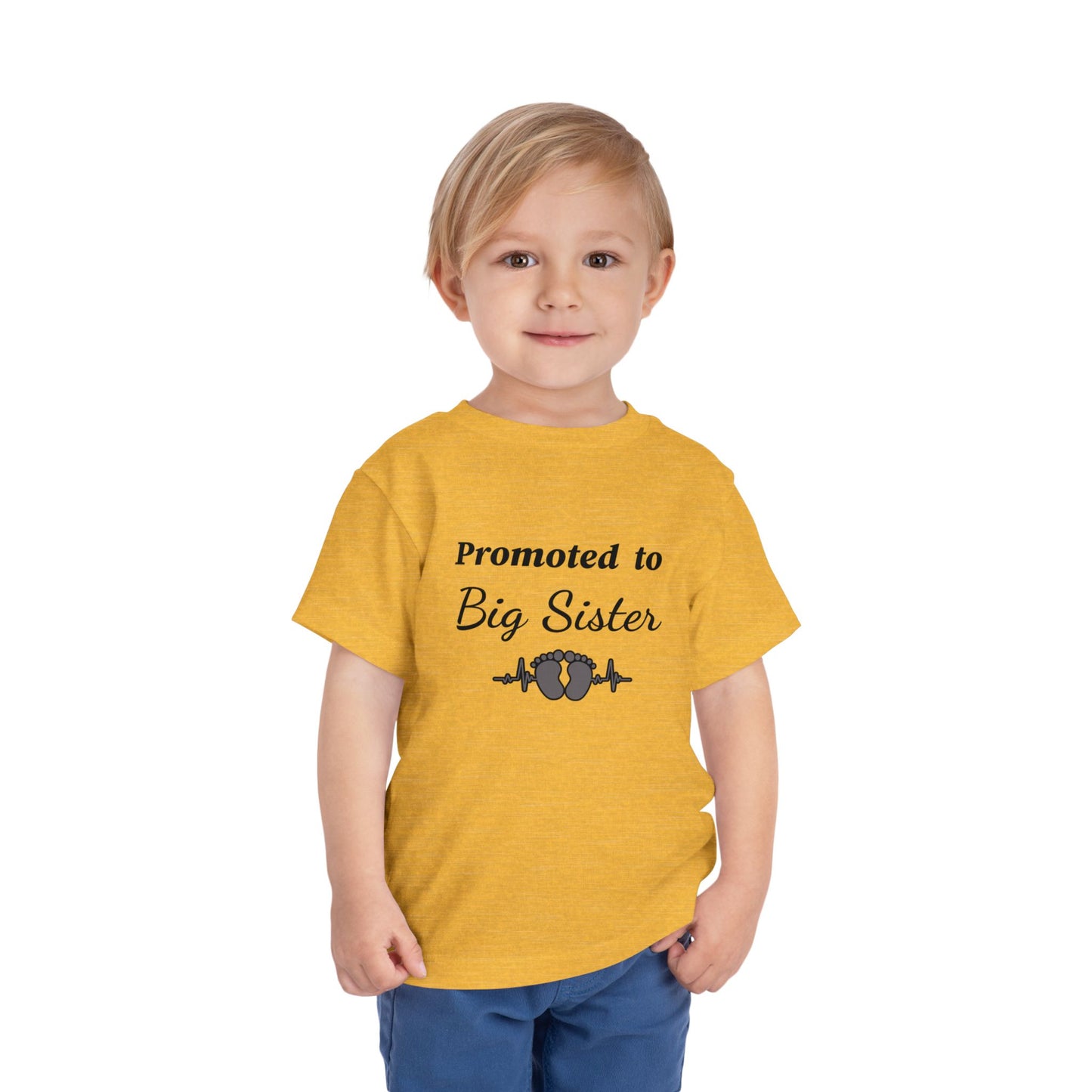 Promoted to Big Sister Toddler Tee — Pregnancy Announcement Shirt
