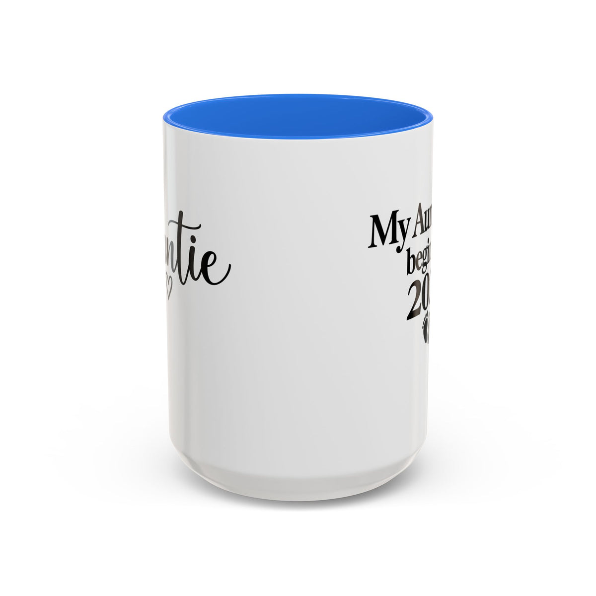 Auntie Est. 2027 Gift-Reveal Ceramic Mug