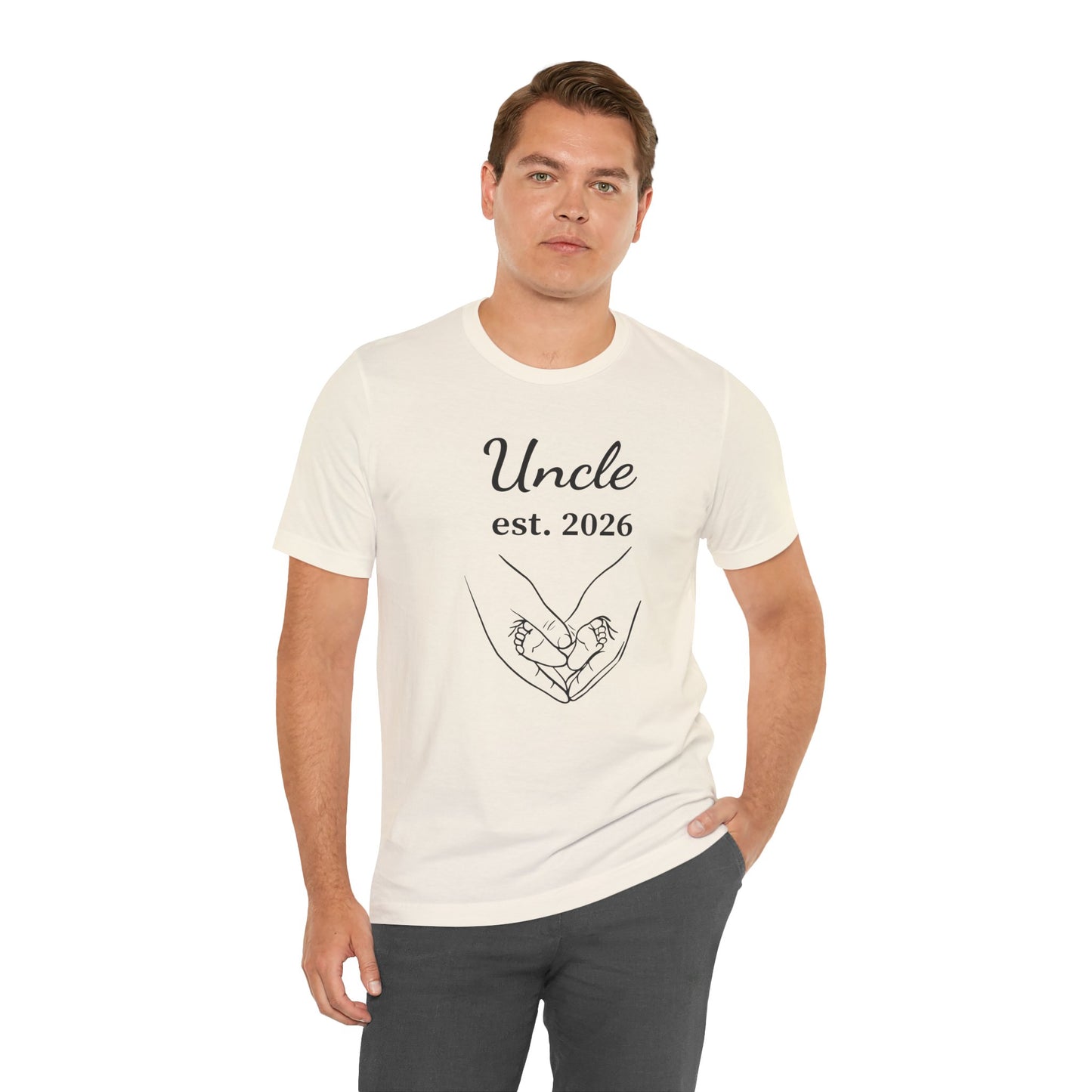 Uncle Est. 2026 T-Shirt — New Uncle Announcement Tee