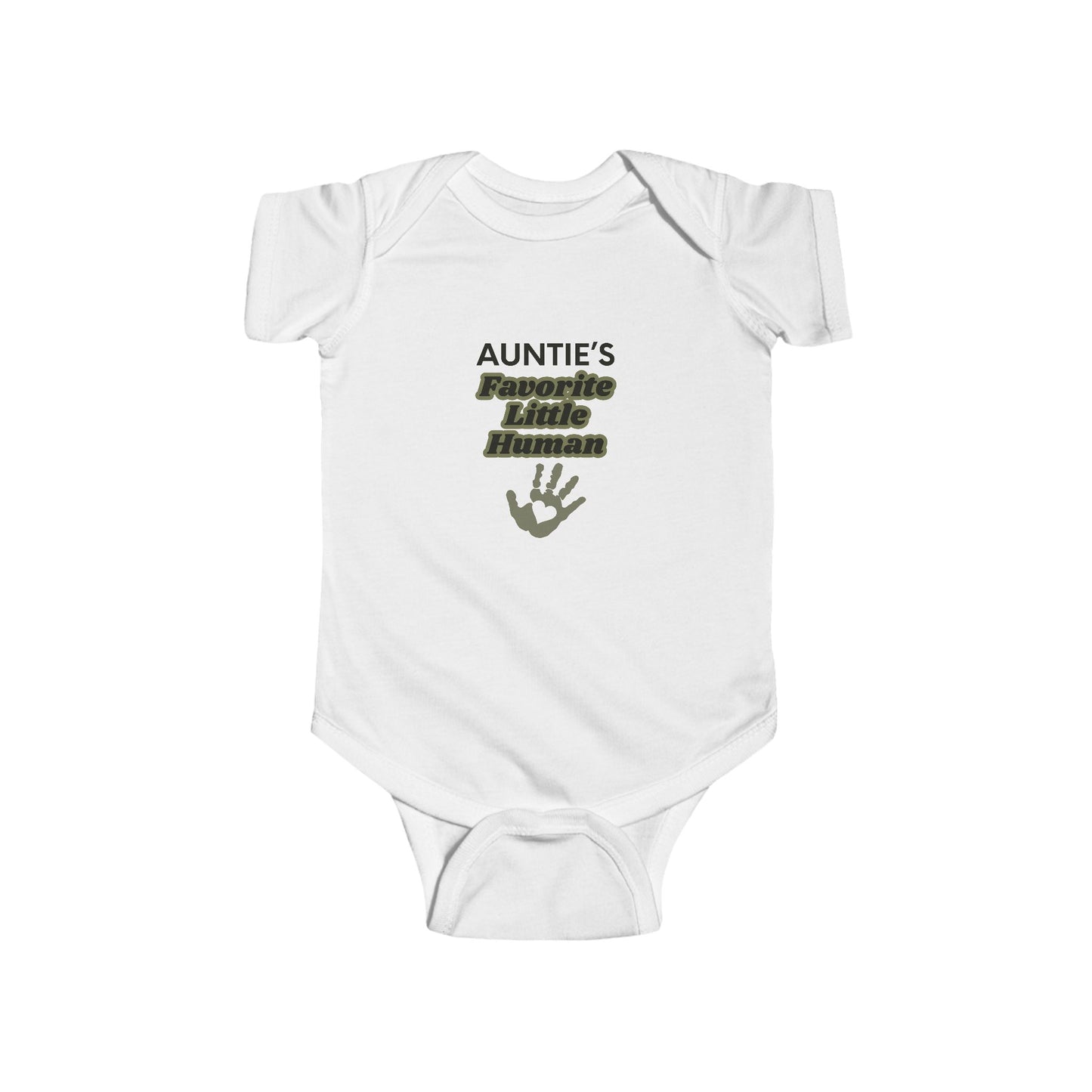 Auntie's Favorite Little Human Infant Bodysuit
