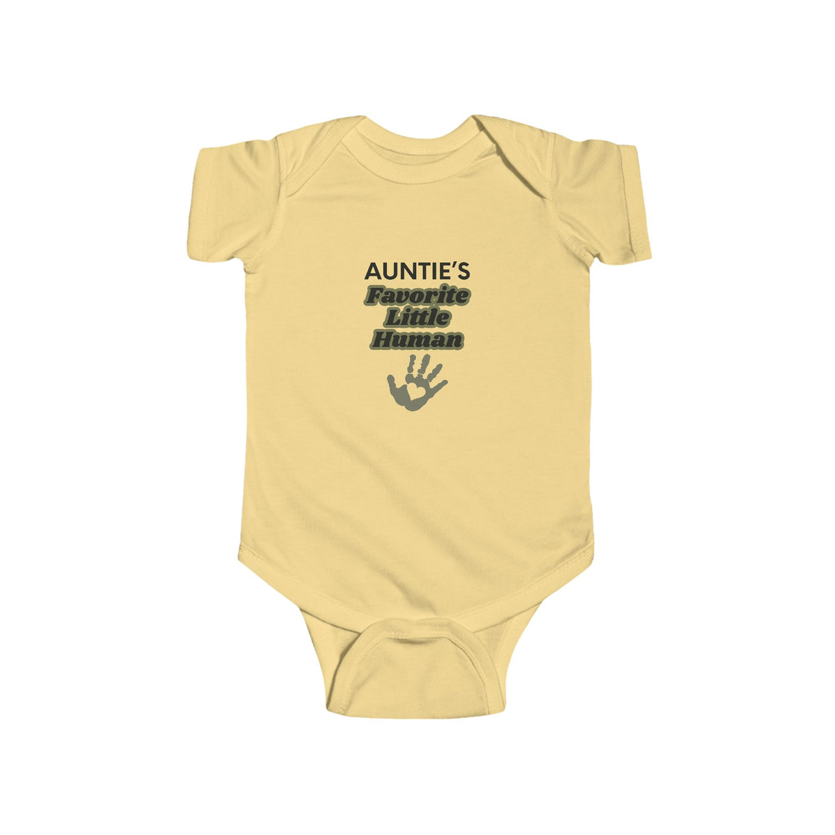 Auntie’s Favorite Little Human Baby Bodysuit