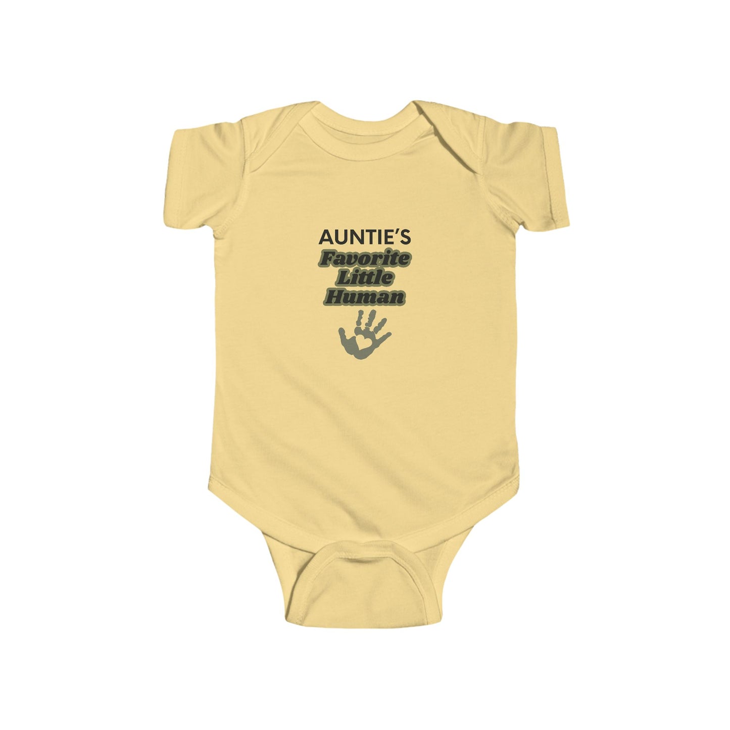Auntie's Favorite Little Human Infant Bodysuit