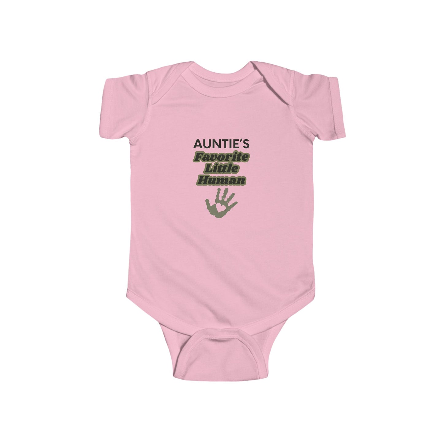 Auntie's Favorite Little Human Infant Bodysuit