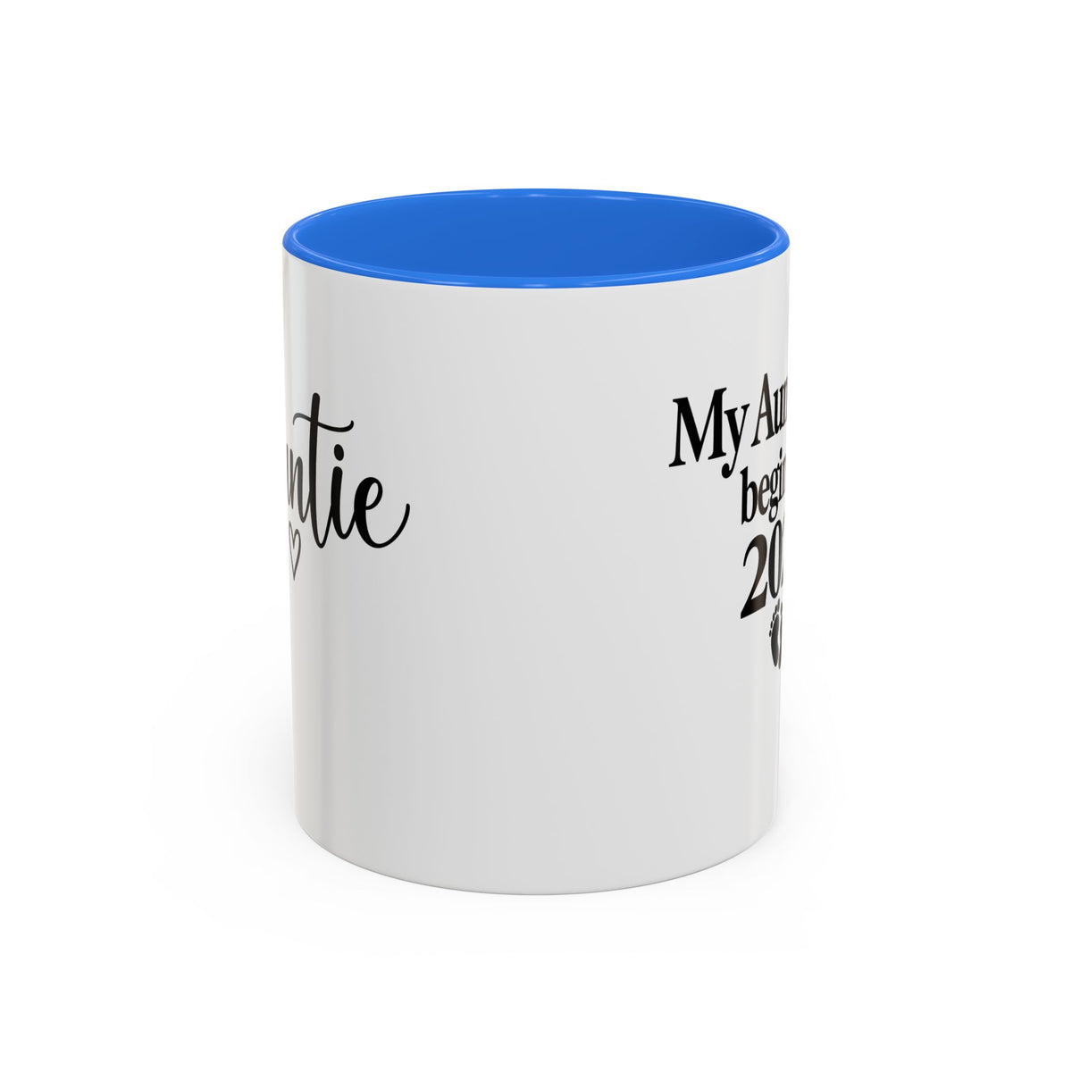 Auntie Est. 2027 Gift-Reveal Ceramic Mug