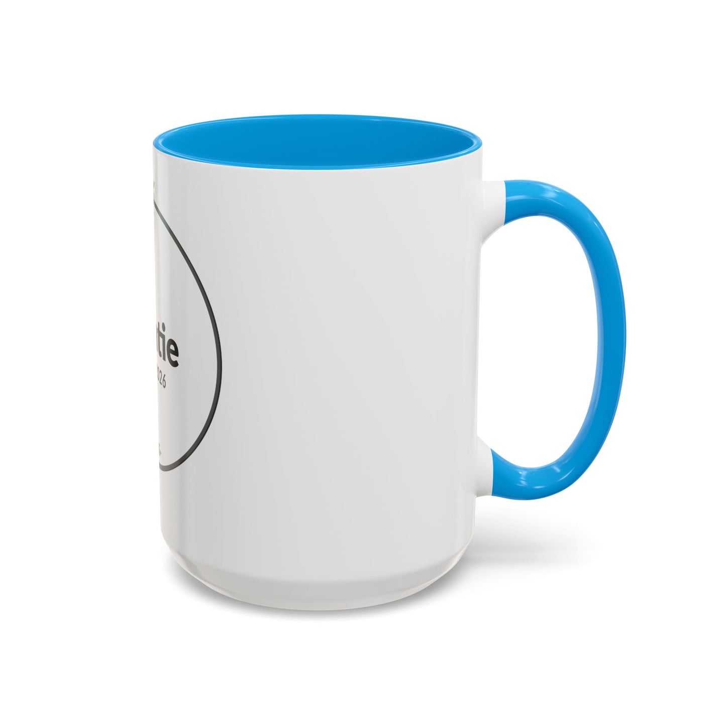 Auntie Est. 2026 Floral Accent Mug — Personalized Gift for New Aunts (11oz, 15oz)