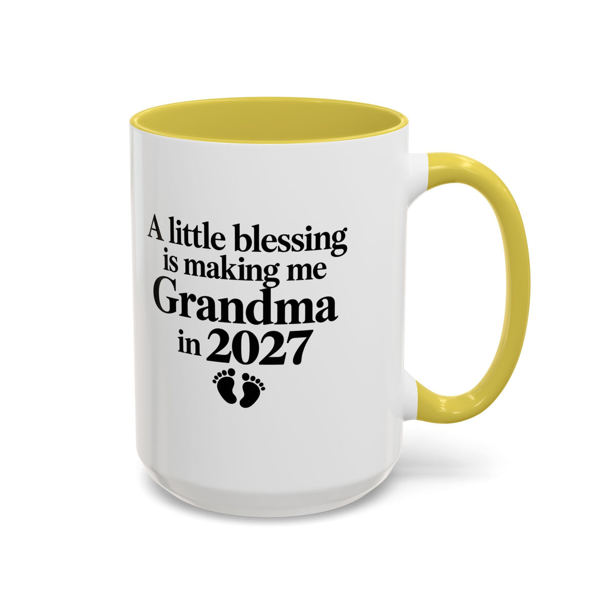Grandma Est. 2027 Gift-Reveal Ceramic Mug