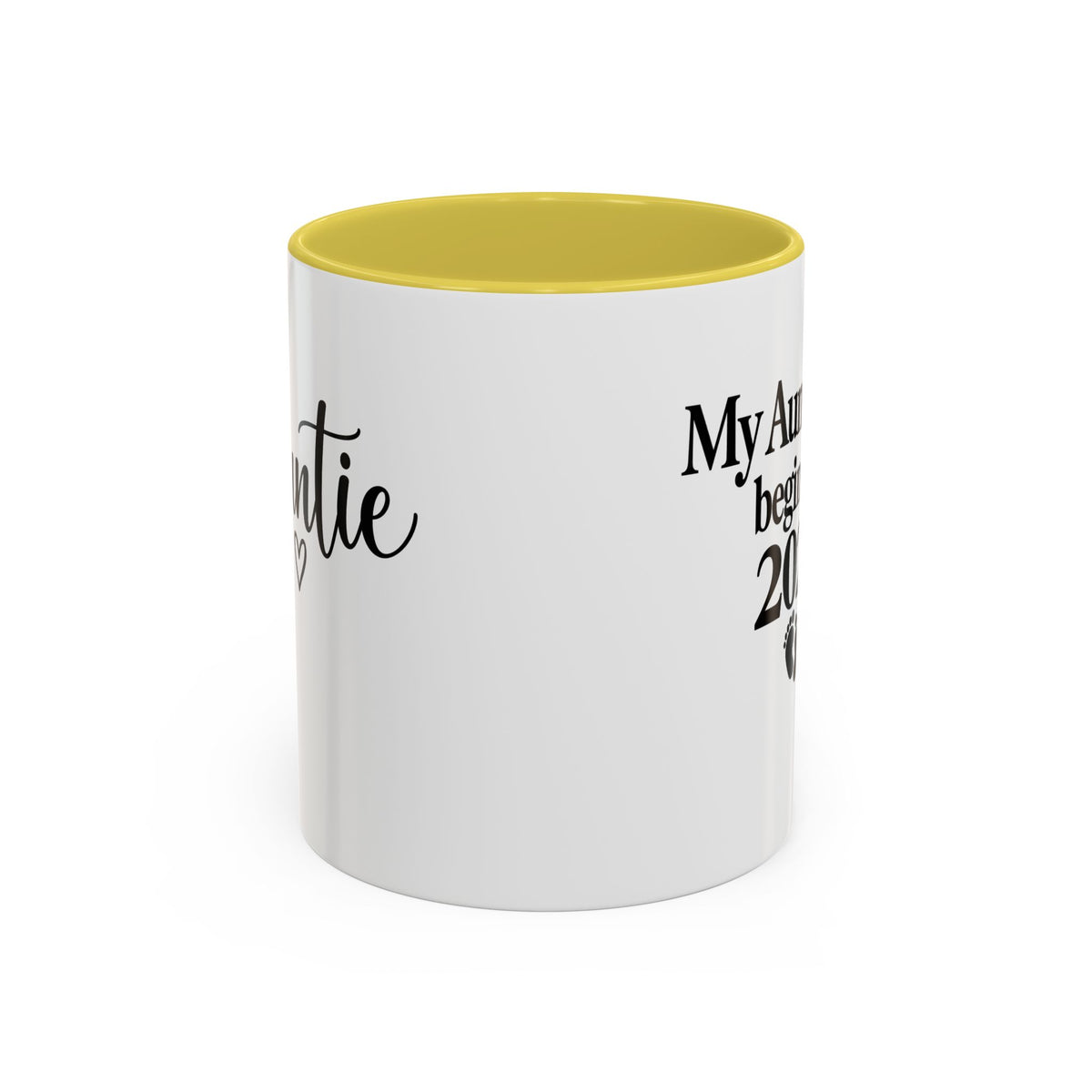 Auntie Est. 2027 Gift-Reveal Ceramic Mug