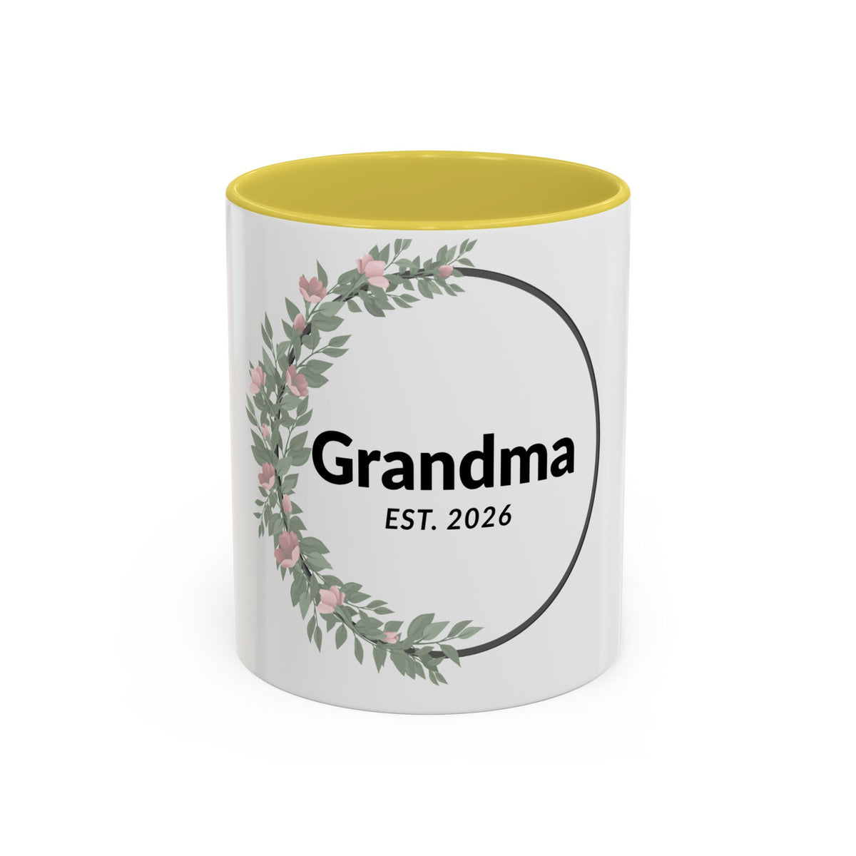 Grandma Est. 2026 Floral Coffee Mug
