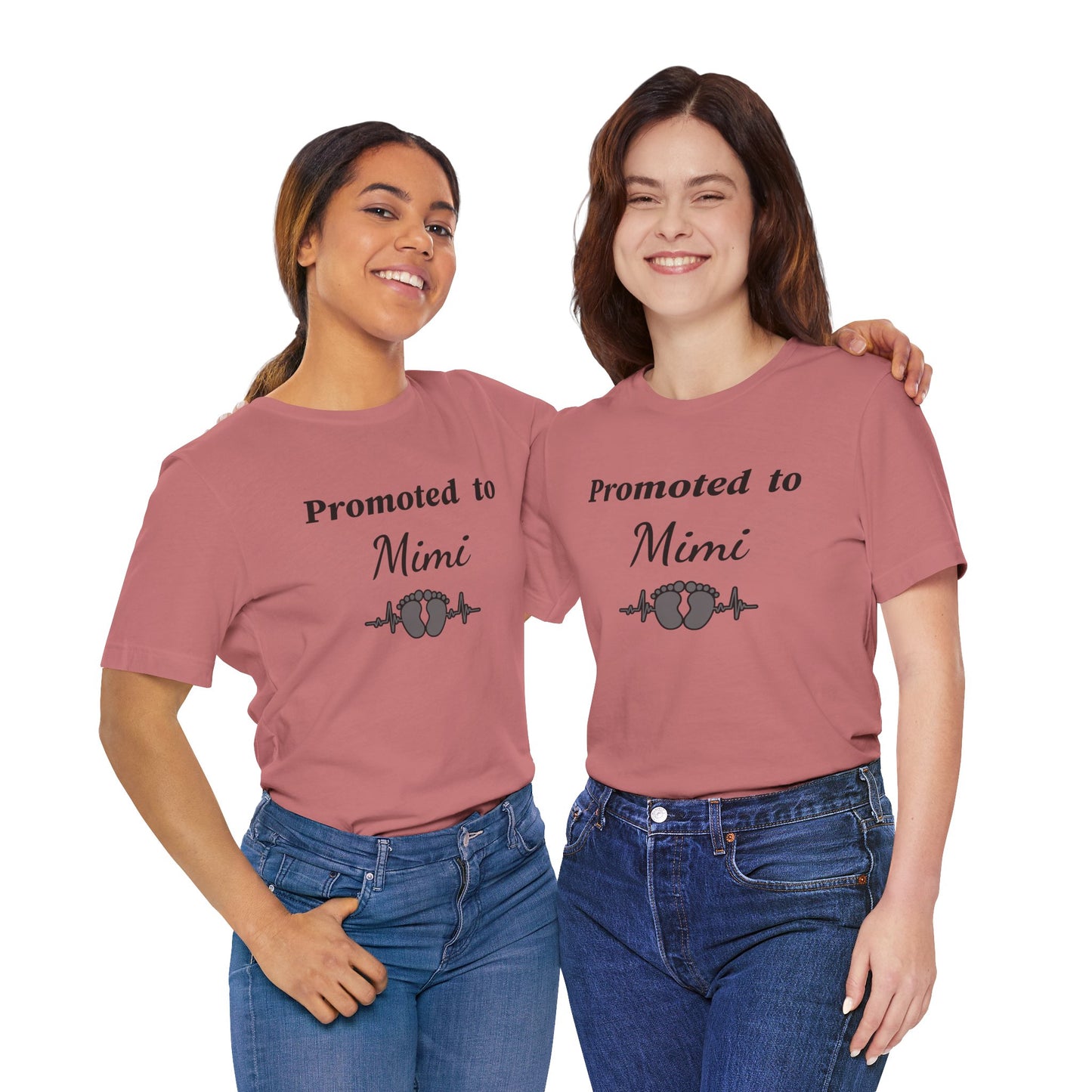Promoted to Mimi T‑Shirt — New Grandma Baby Announcement Tee