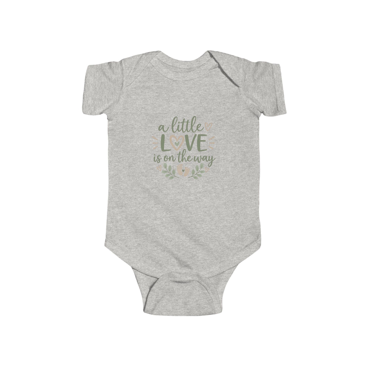 A Little Love Is on the Way Baby Bodysuit