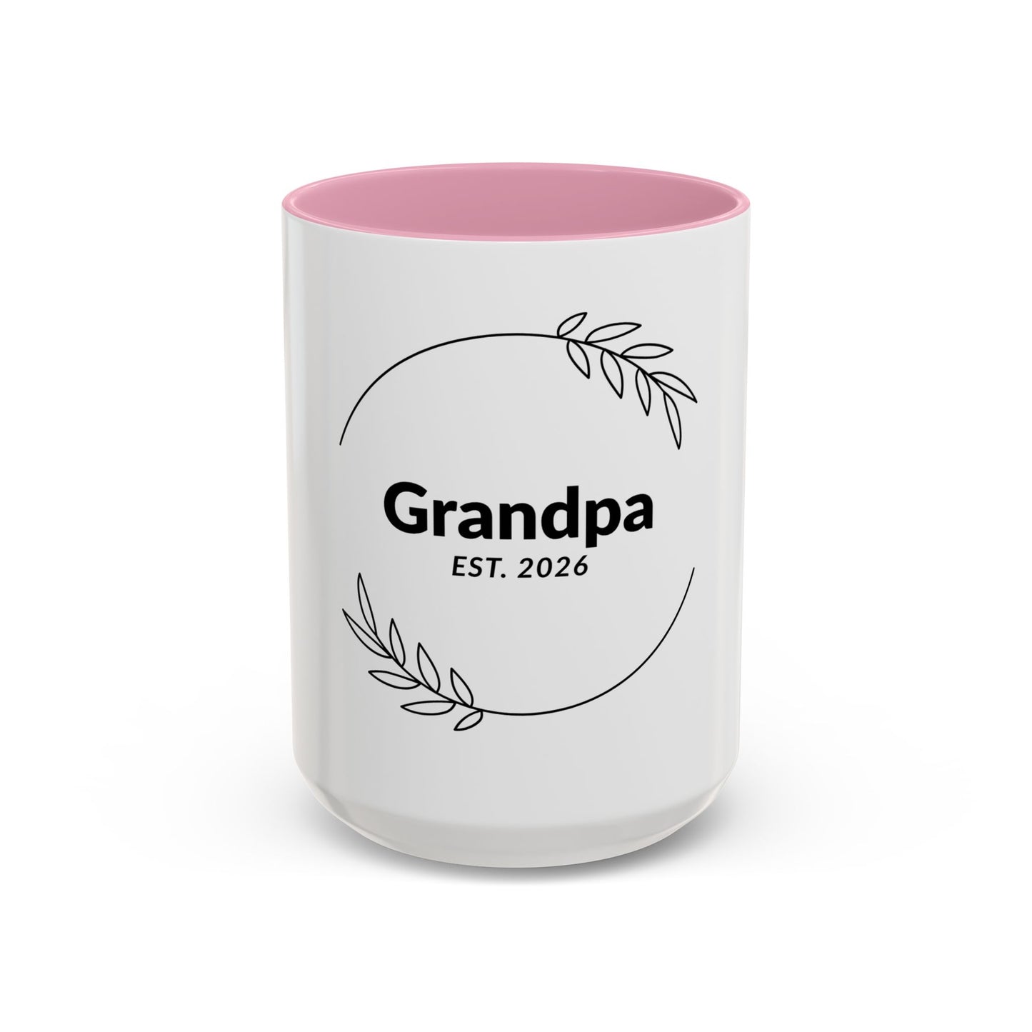 Grandpa Est. 2026 Mug — Personalized Coffee Cup for New Grandfathers