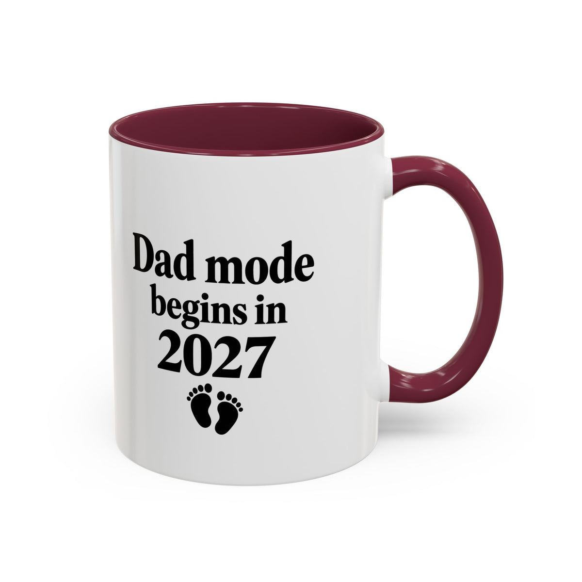 Daddy Est. 2027 Gift-Reveal Ceramic Mug